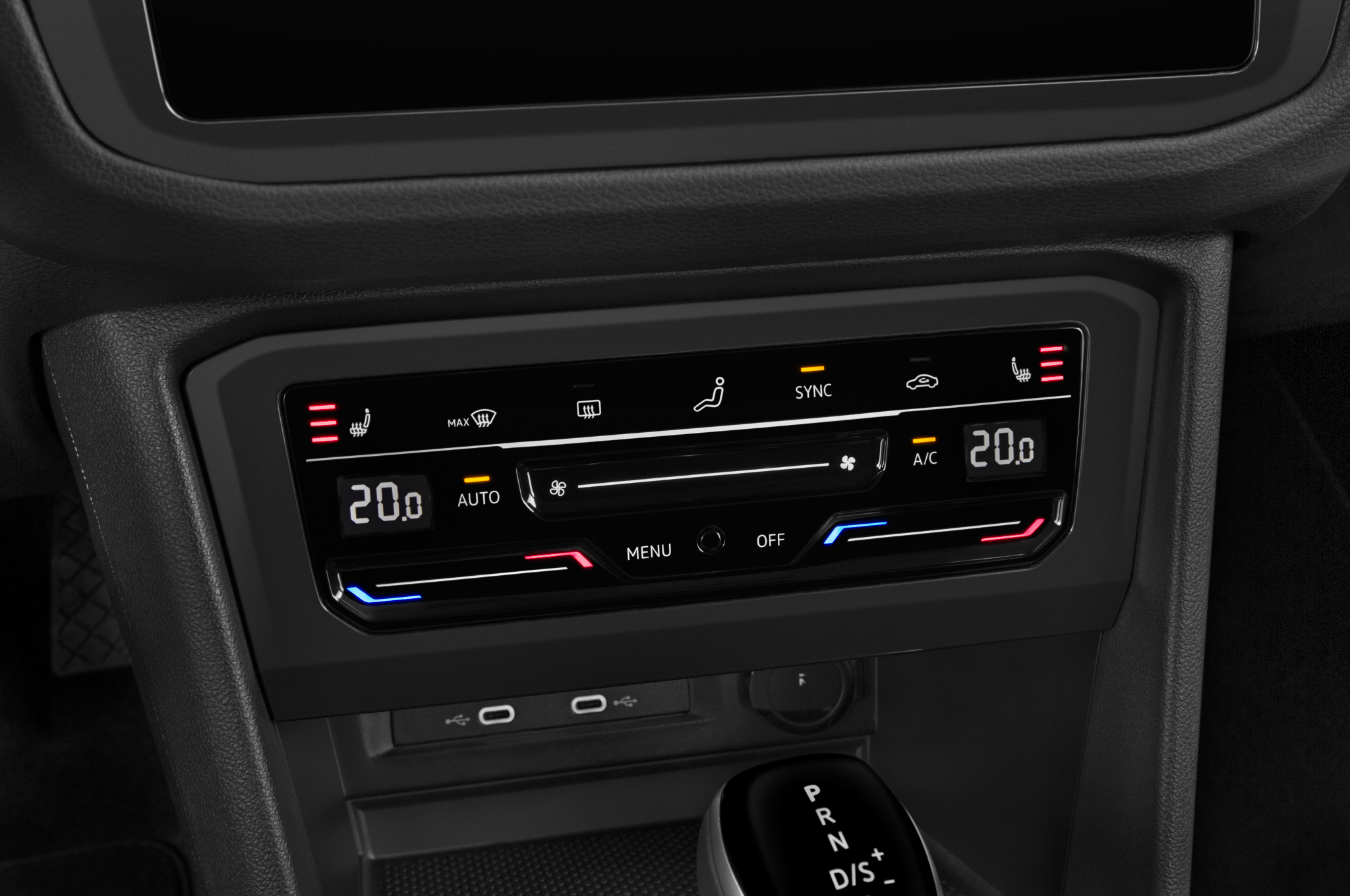Volkswagen Tiguan (Baujahr 2021) Elegance 5 Türen Temperatur und Klimaanlage