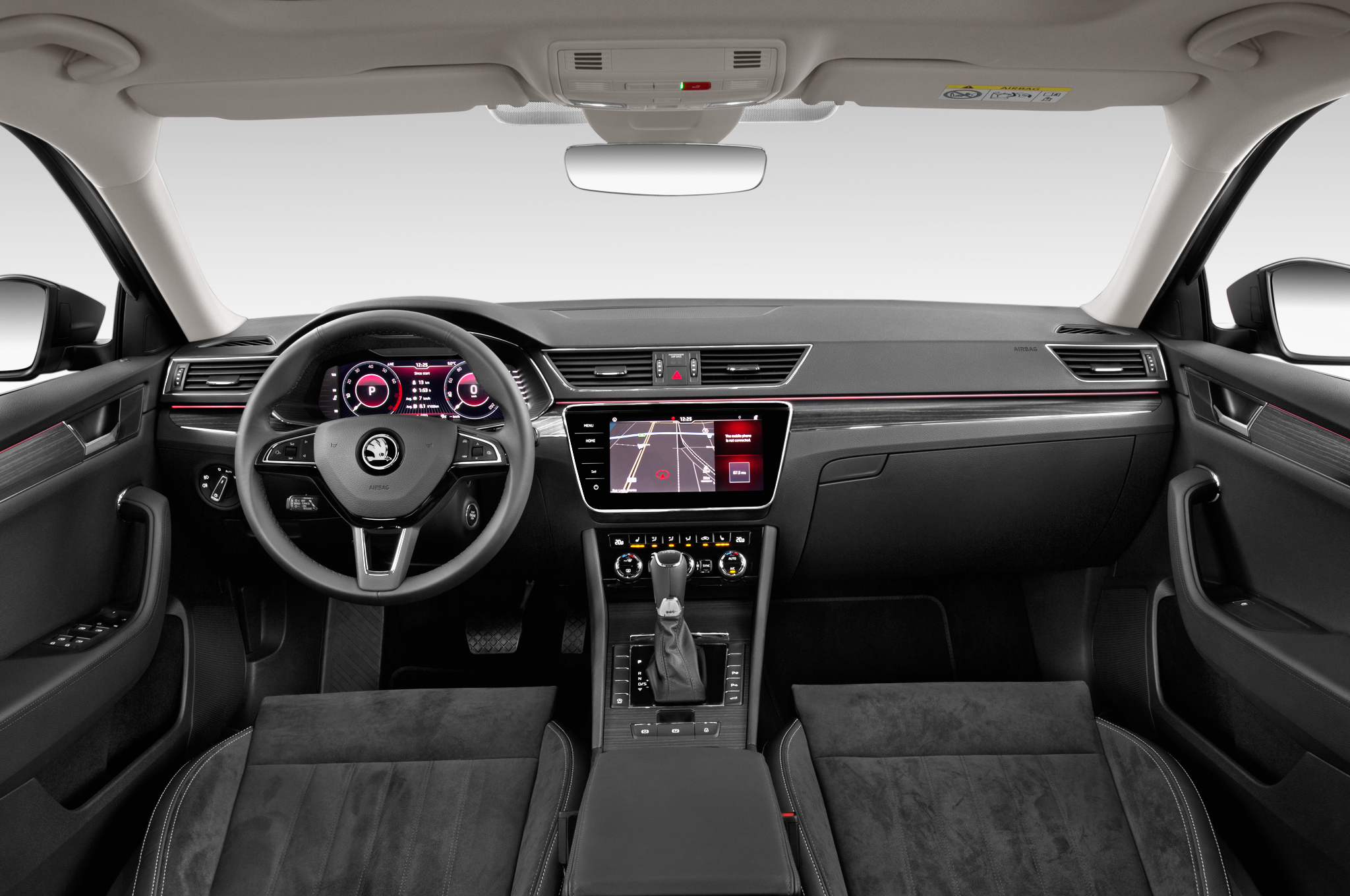 Skoda Superb Combi (Baujahr 2023) Style 5 Türen Cockpit und Innenraum