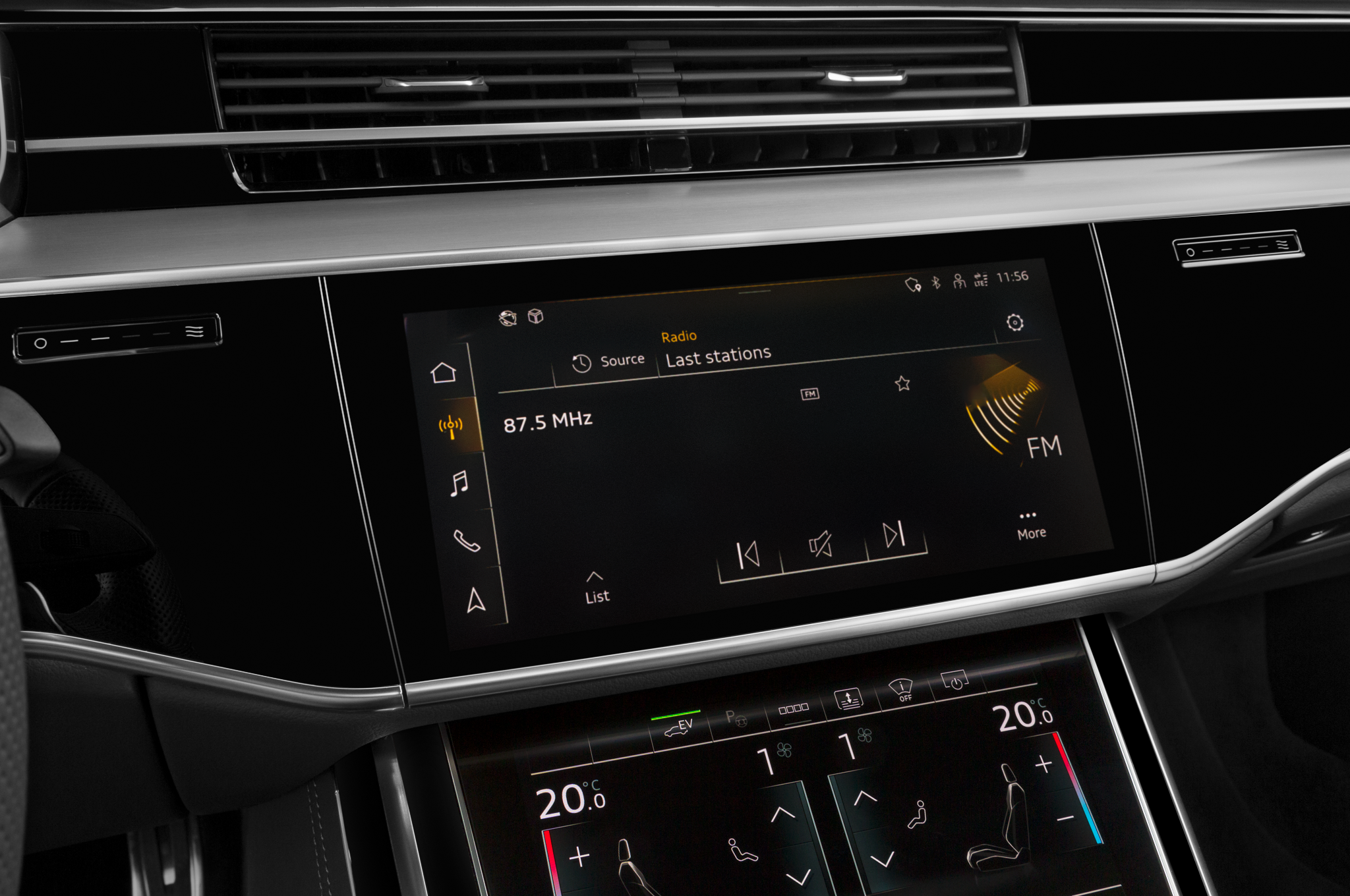 Audi A8 (Baujahr 2022) Base PHEV 4 Türen Radio und Infotainmentsystem
