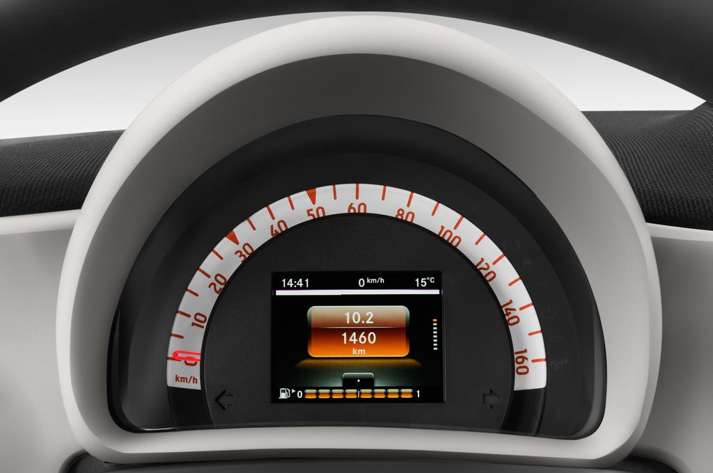 smart Forfour (Baujahr 2015) Prime 5 Türen Tacho und Fahrerinstrumente