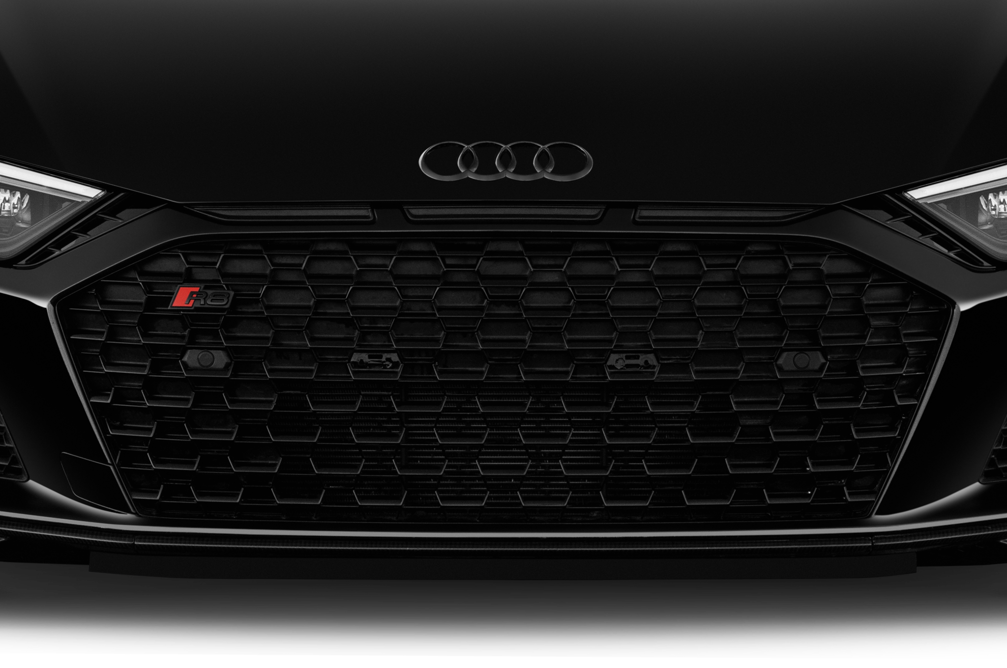 Audi R8 (Baujahr 2022) Performance 2 Türen Kühlergrill und Scheinwerfer