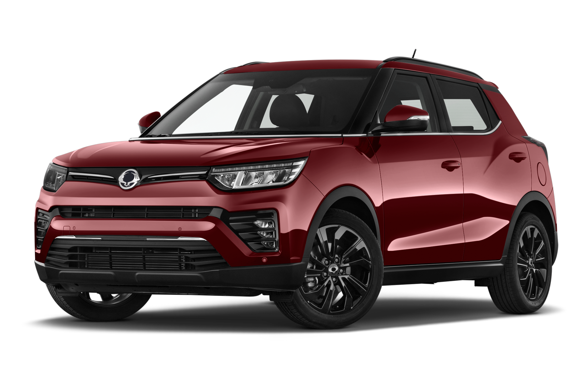 Ssangyong Tivoli (Baujahr 2023) Blackline 5 Türen seitlich vorne mit Felge