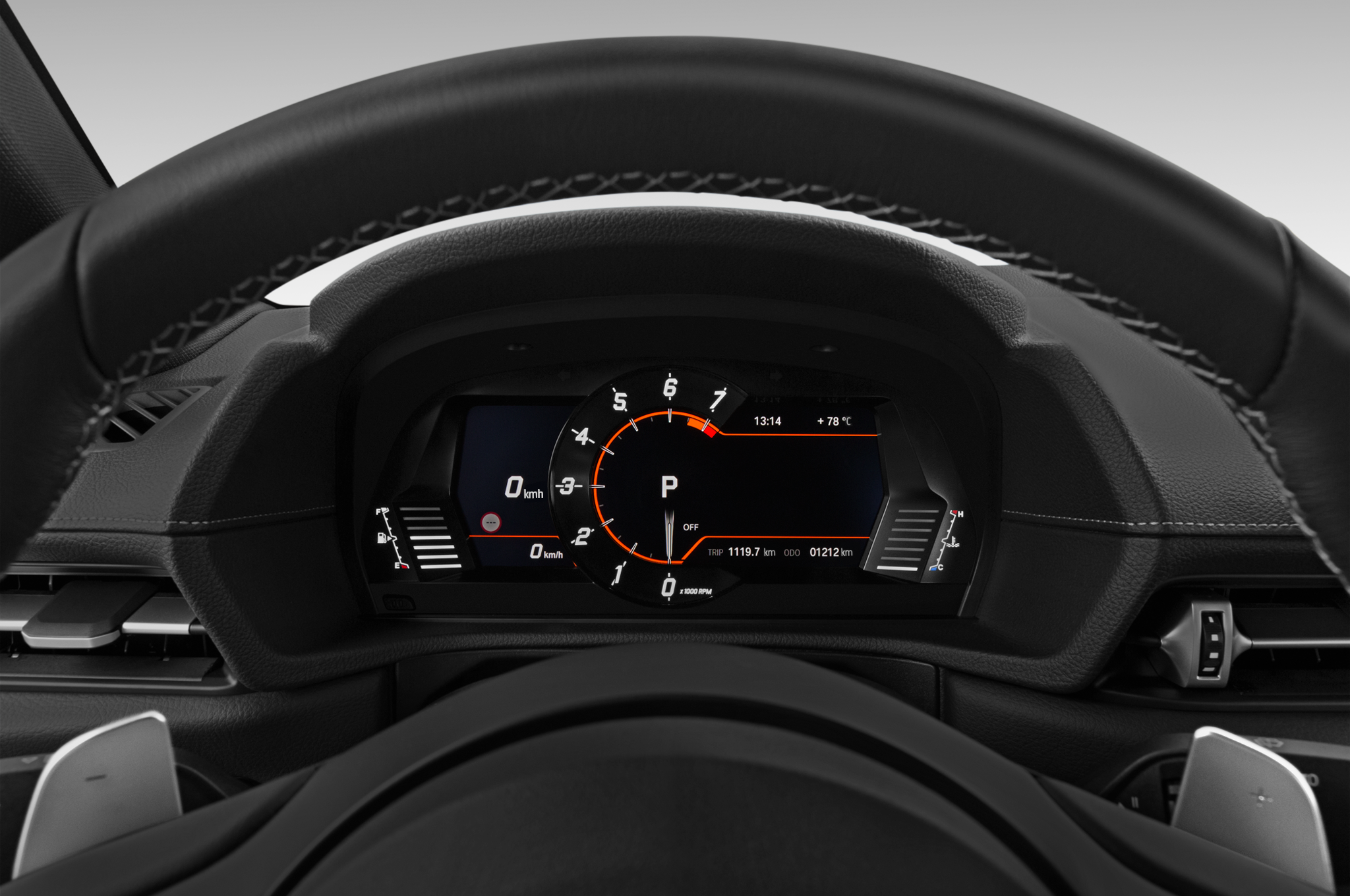 Toyota GR Supra (Baujahr 2021) Pure 5 Türen Tacho und Fahrerinstrumente