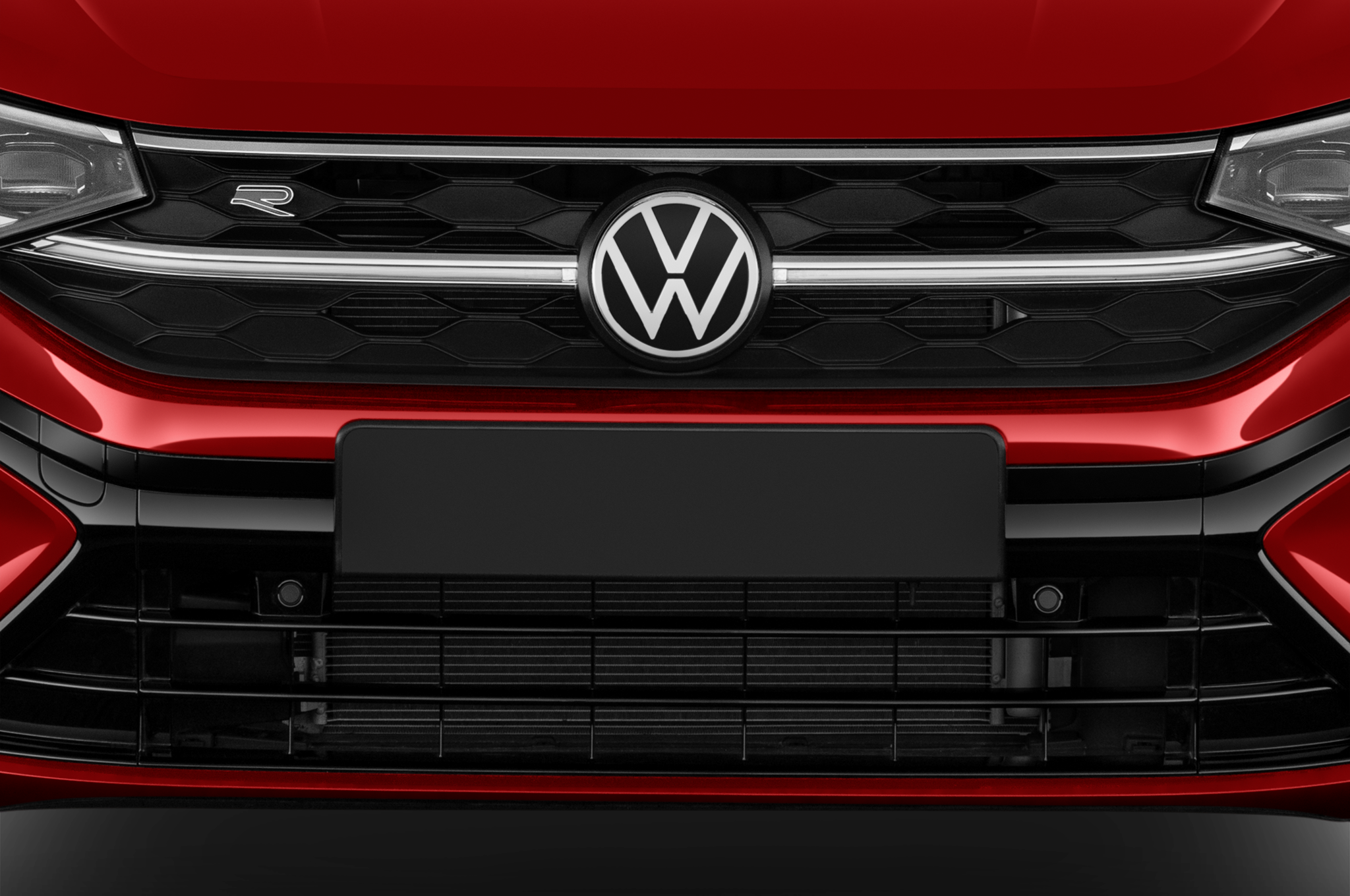 Volkswagen Taigo (Baujahr 2022) R-Line 5 Türen Kühlergrill und Scheinwerfer