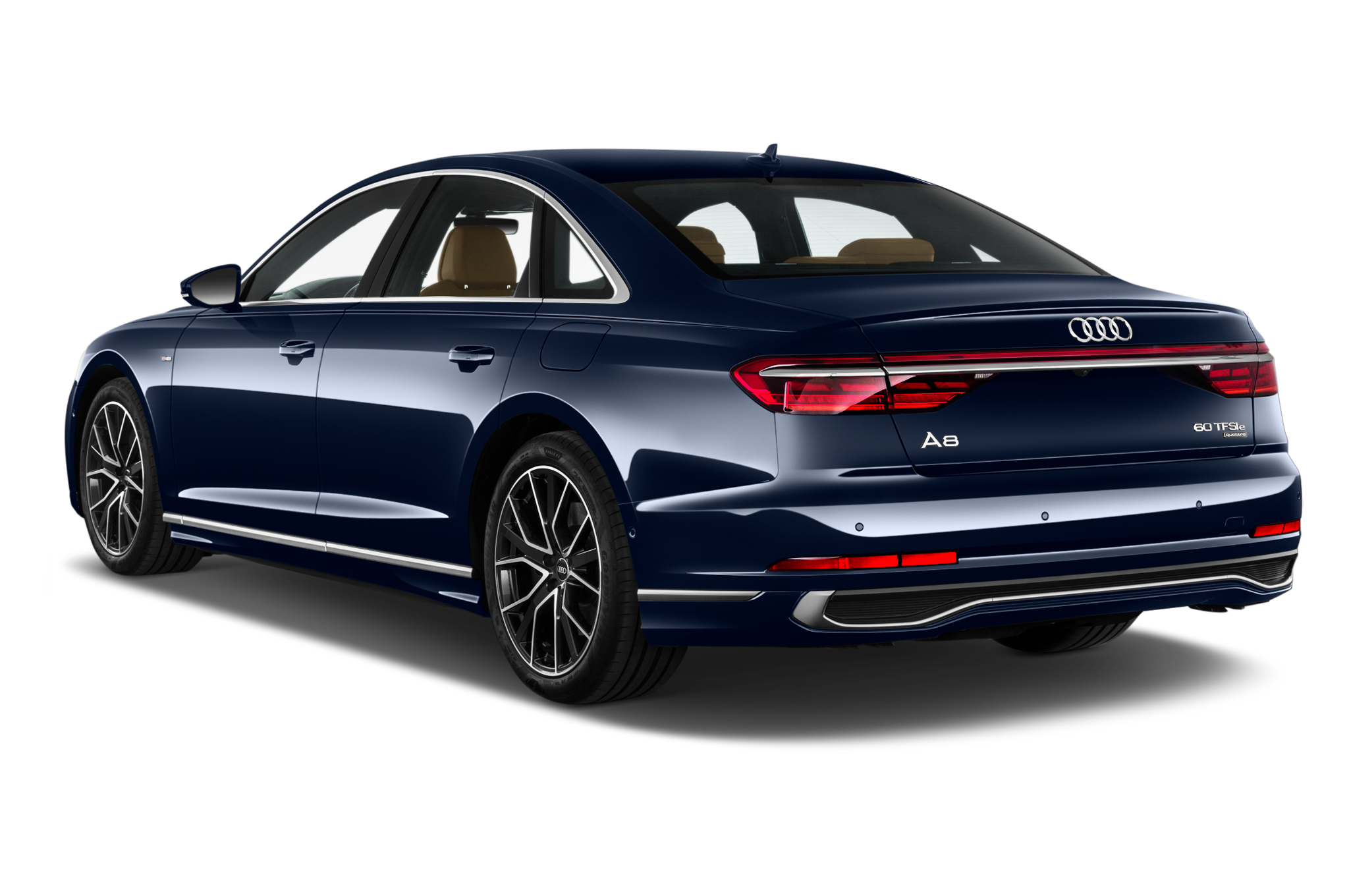Audi A8 (Baujahr 2022) Base PHEV 4 Türen seitlich hinten