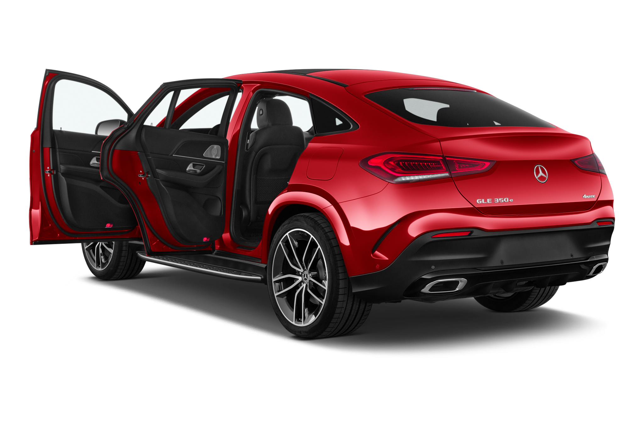 Mercedes GLE Coupe (Baujahr 2021) 350 e AMG Line 5 Türen Tür geöffnet