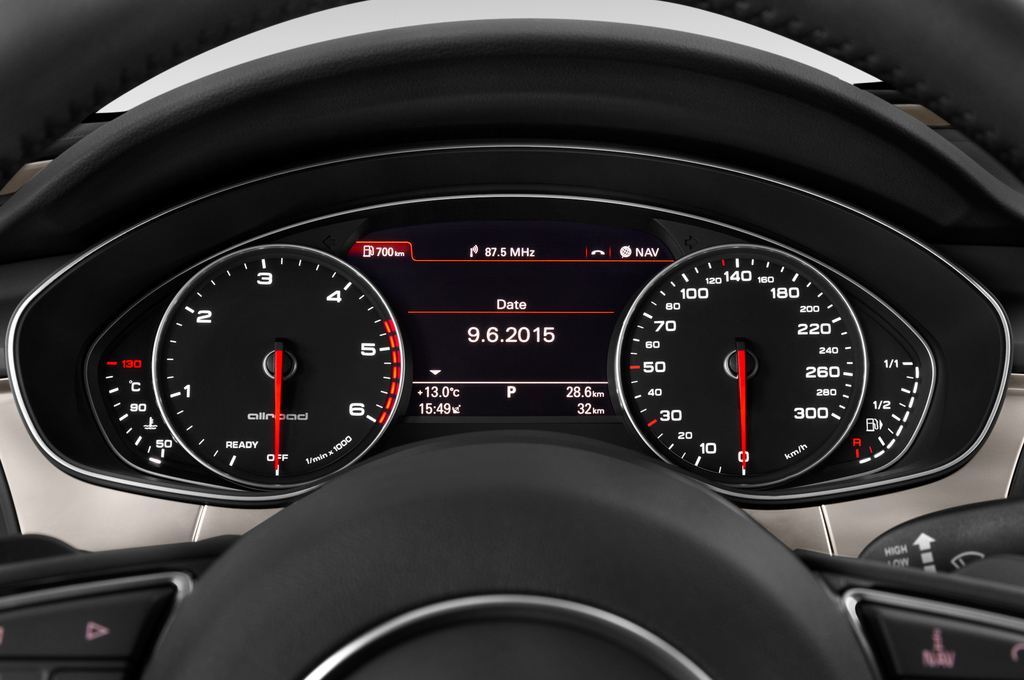 Audi A6 Allroad Quattro (Baujahr 2016) - 5 Türen Tacho und Fahrerinstrumente