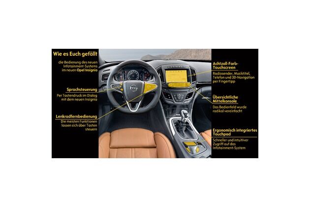 Opel Insignia mit neuem Infotainment-System