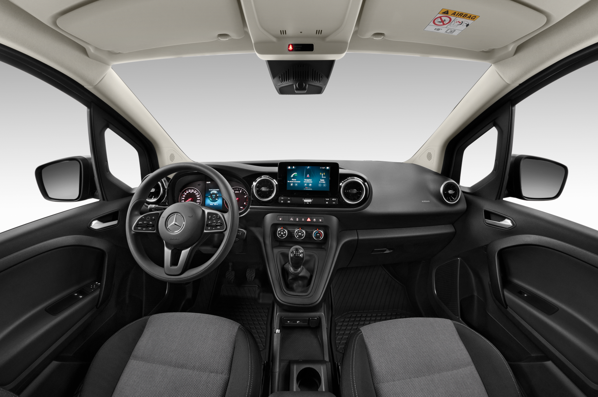 Mercedes Citan (Baujahr 2022) Pro 5 Türen Cockpit und Innenraum