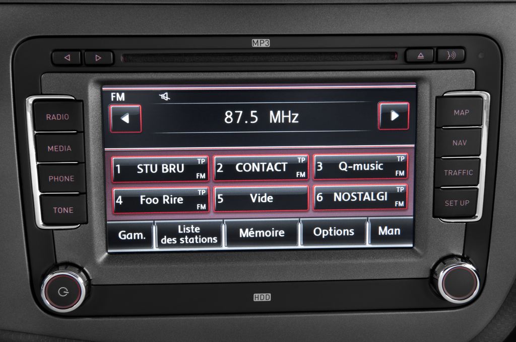 SEAT Leon (Baujahr 2011) Sport 5 Türen Radio und Infotainmentsystem
