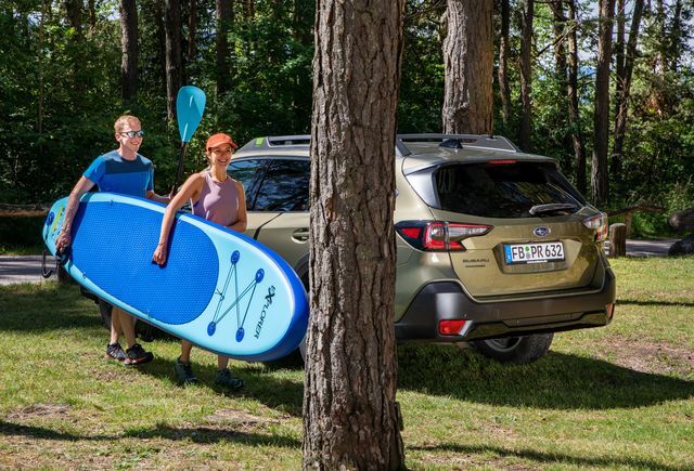 Subaru Outback Exclusiv Cross - Schwarz-grüner Anstrich fürs Campen