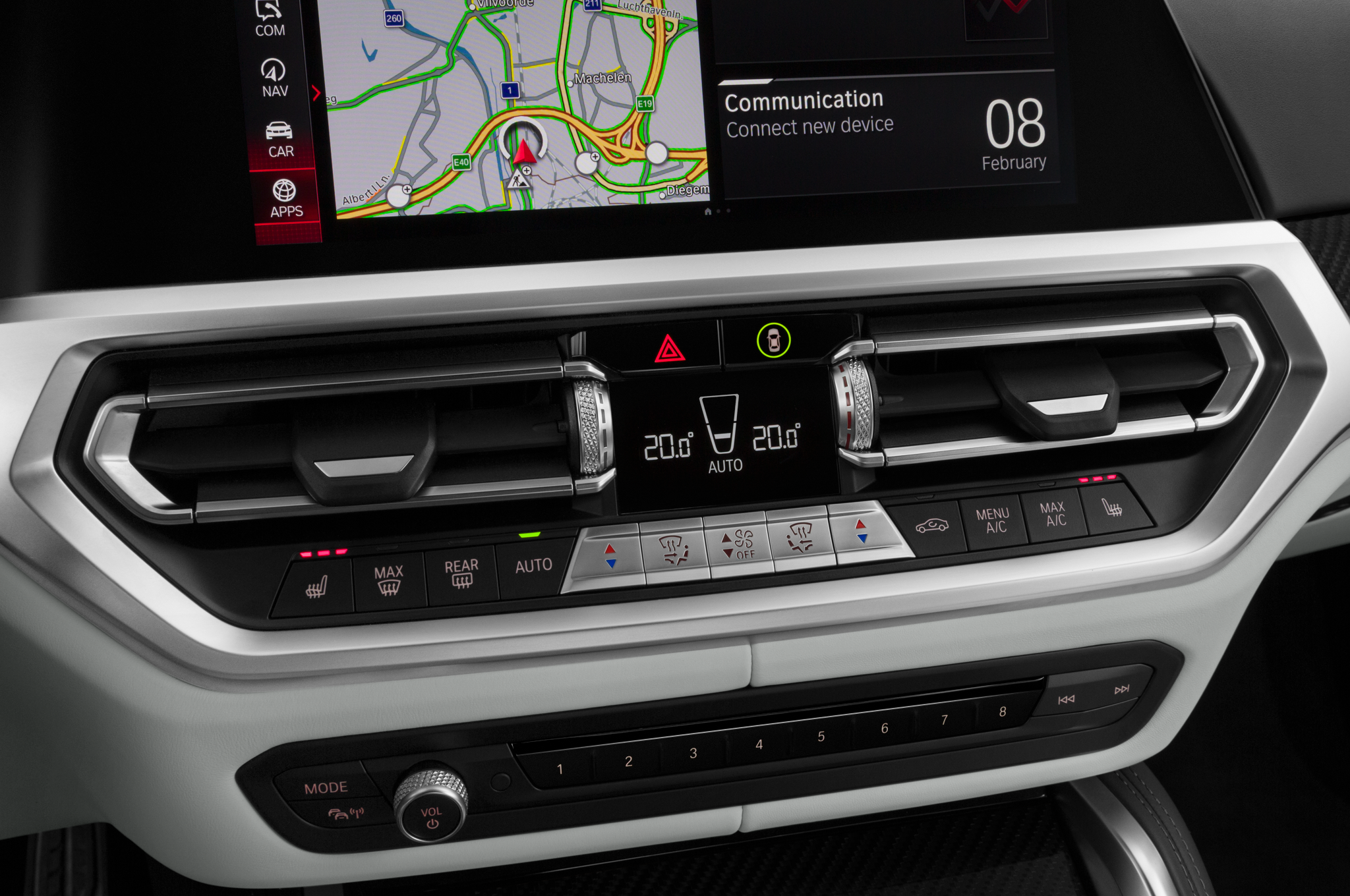 BMW M4 (Baujahr 2022) Competition 2 Türen Temperatur und Klimaanlage