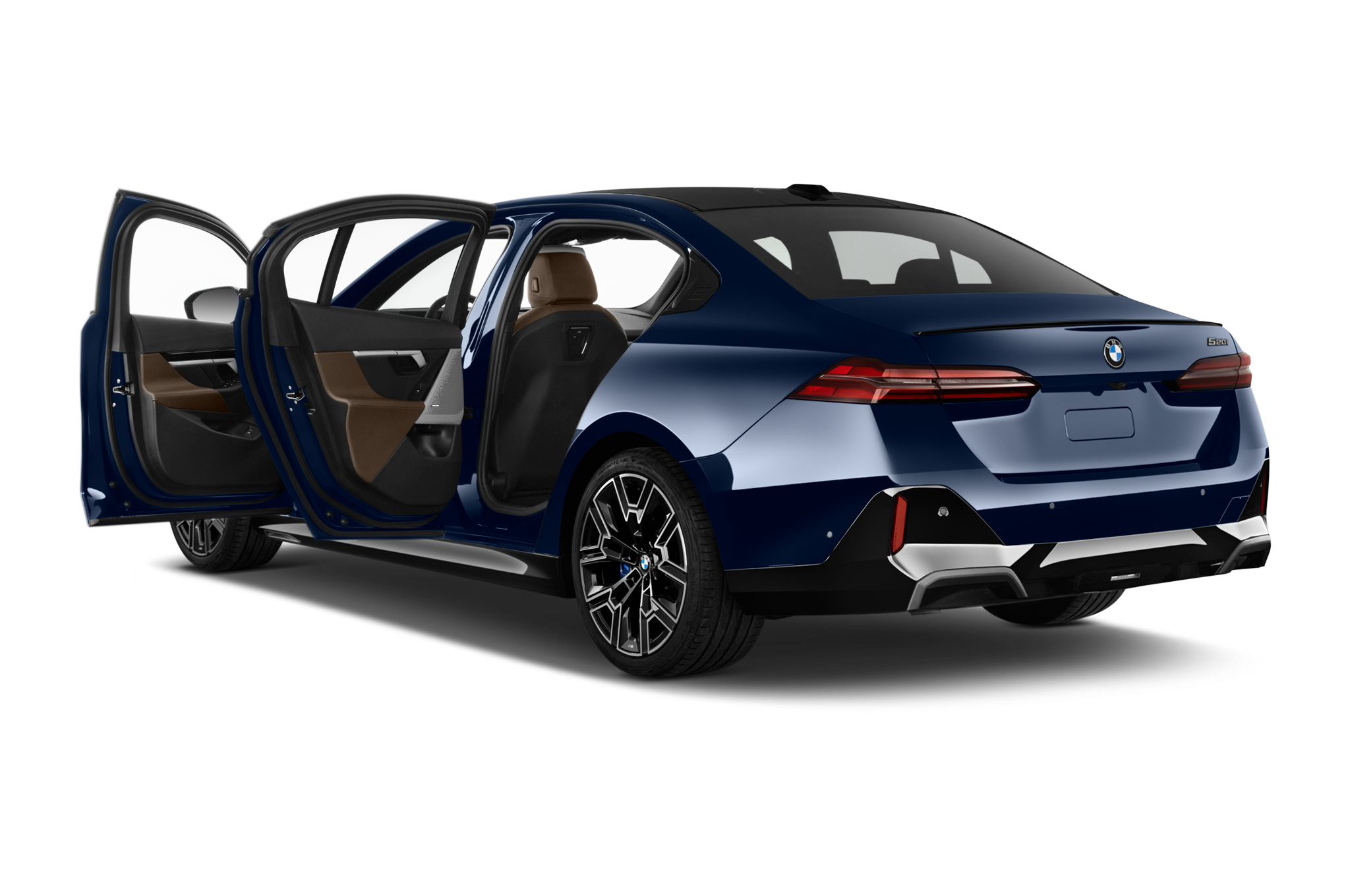 BMW 5 Series (Baujahr 2024) M Sport 4 Türen Tür geöffnet