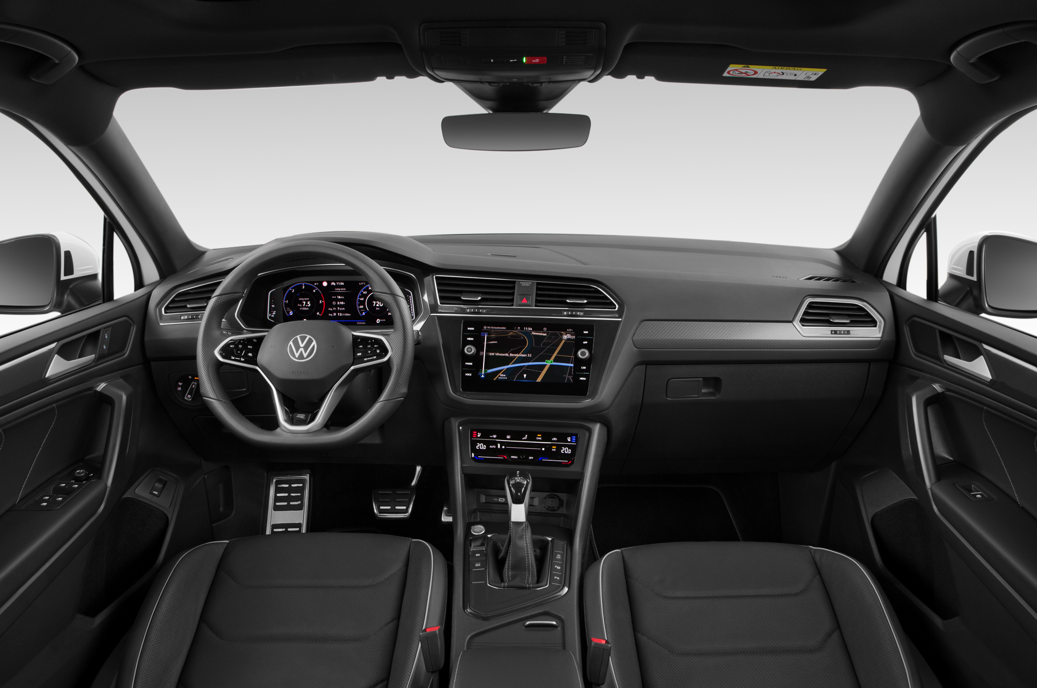 Volkswagen Tiguan Allspace (Baujahr 2022) R-Line 5 Türen Cockpit und Innenraum