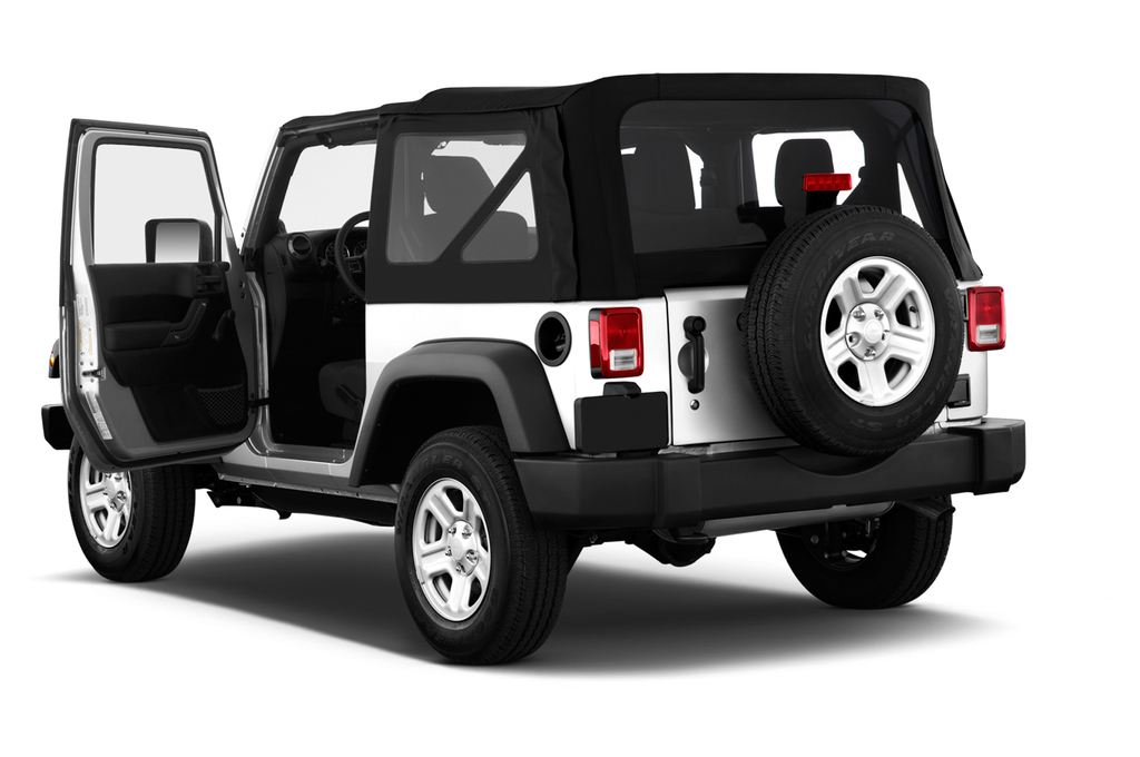 Jeep Wrangler (Baujahr 2012) Sport 3 Türen Tür geöffnet