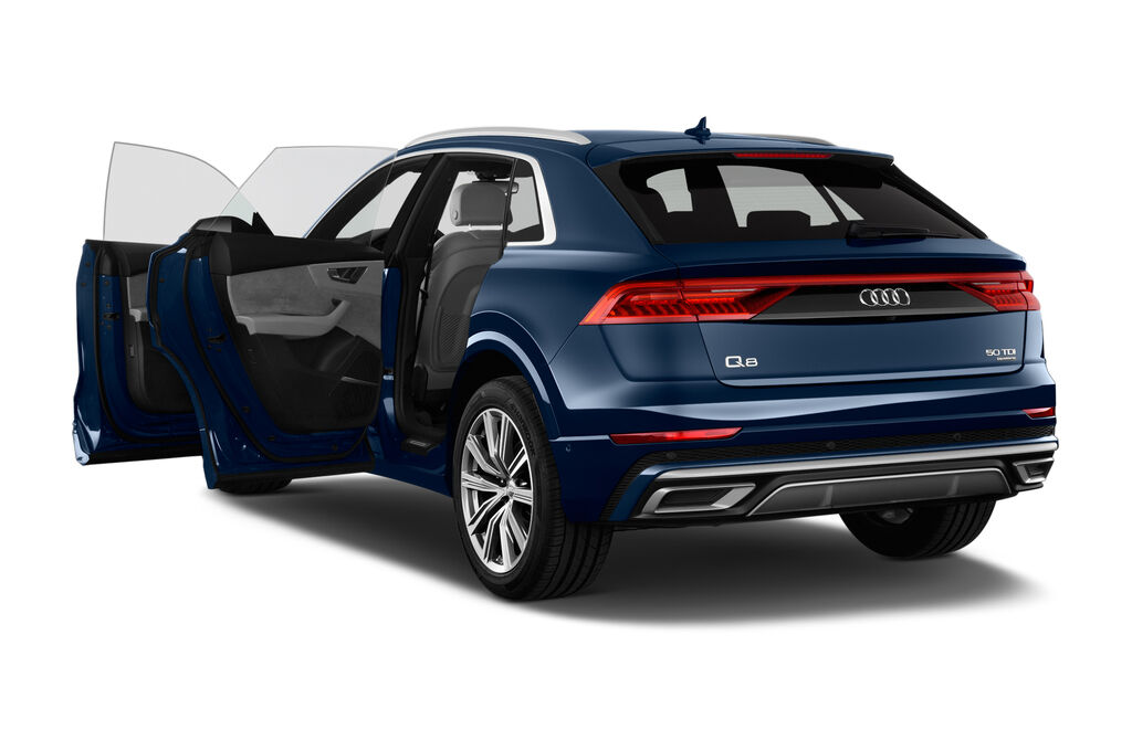 Audi Q8 (Baujahr 2019) S Line 5 Türen Tür geöffnet