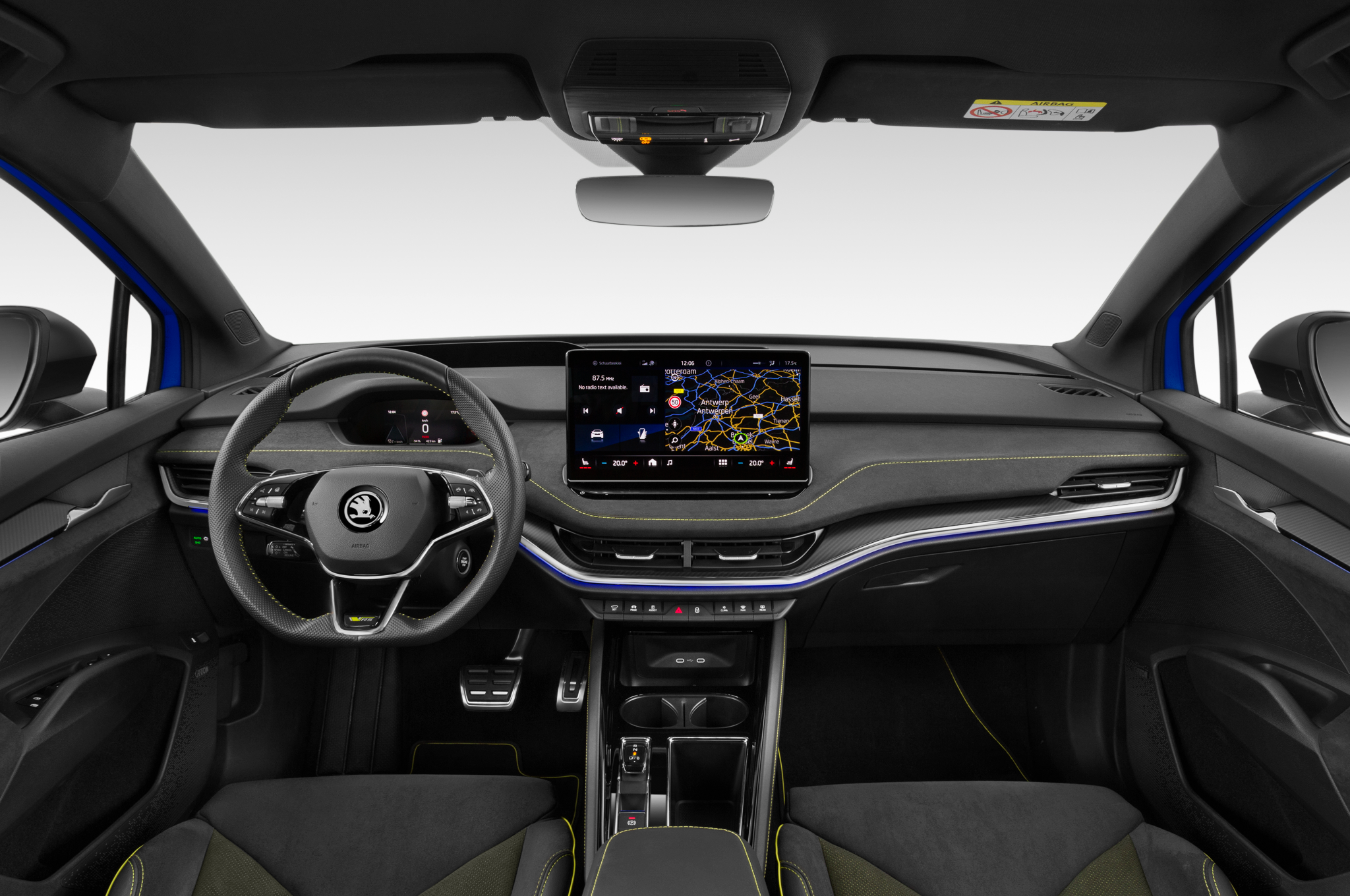 Skoda Enyaq Coupe iV (Baujahr 2022) RS 5 Türen Cockpit und Innenraum