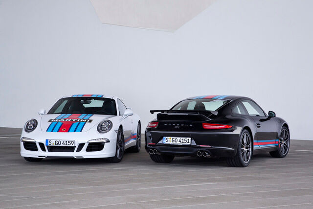 Porsche 911 als Martini-Edition - Rennanzug als Überzieher