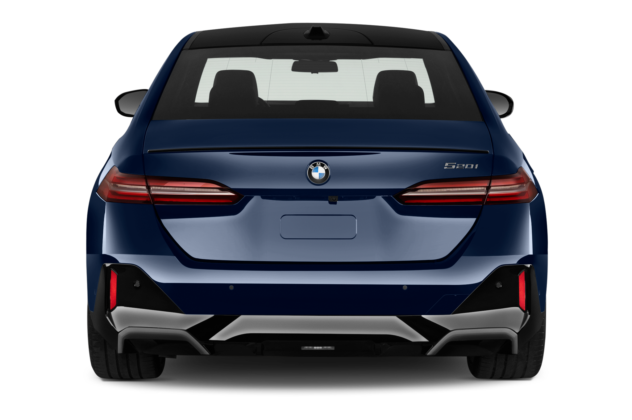 BMW 5 Series (Baujahr 2024) M Sport 4 Türen Heckansicht
