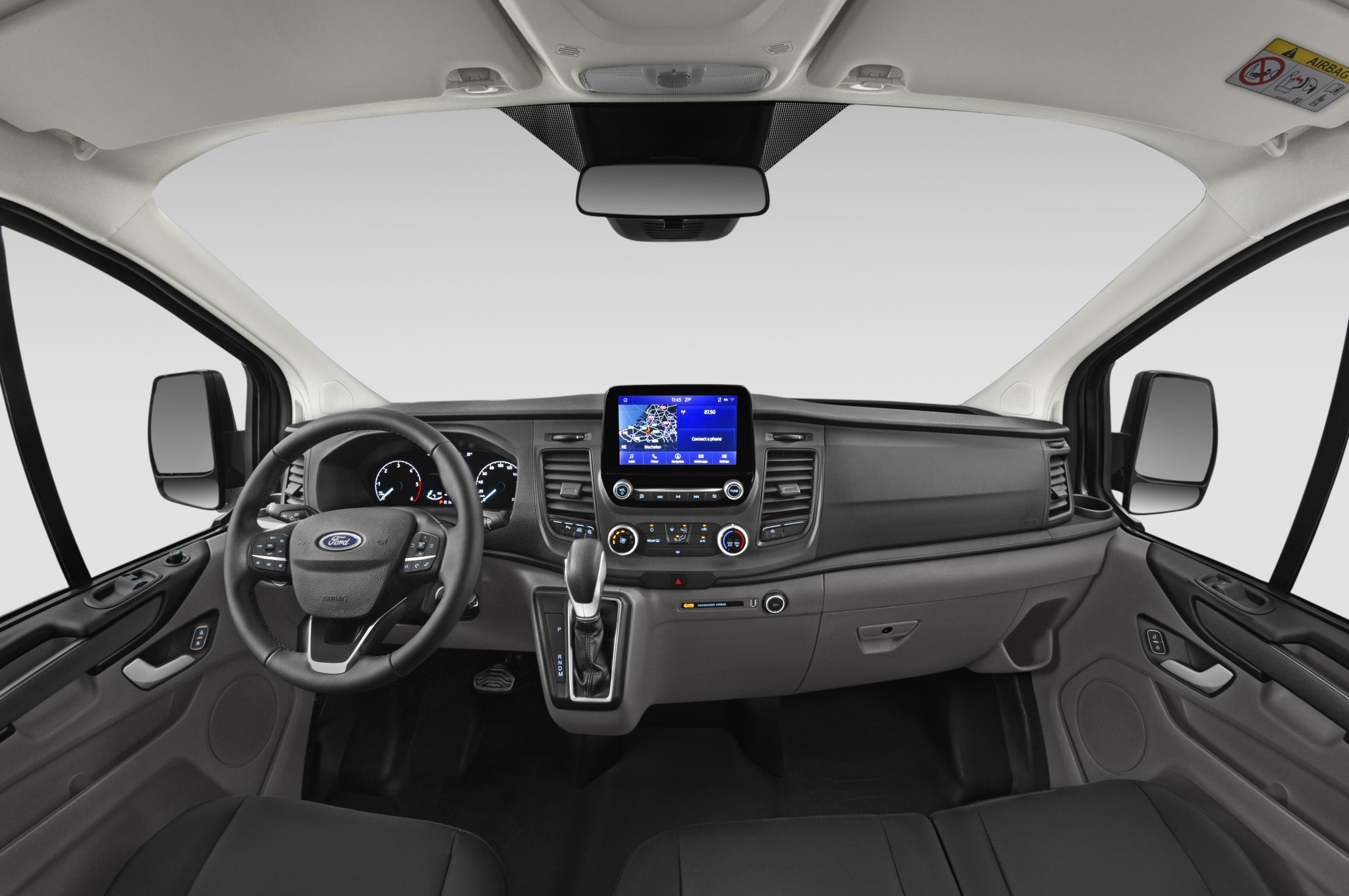 Ford Transit Custom (Baujahr 2021) Trend 5 Türen Cockpit und Innenraum