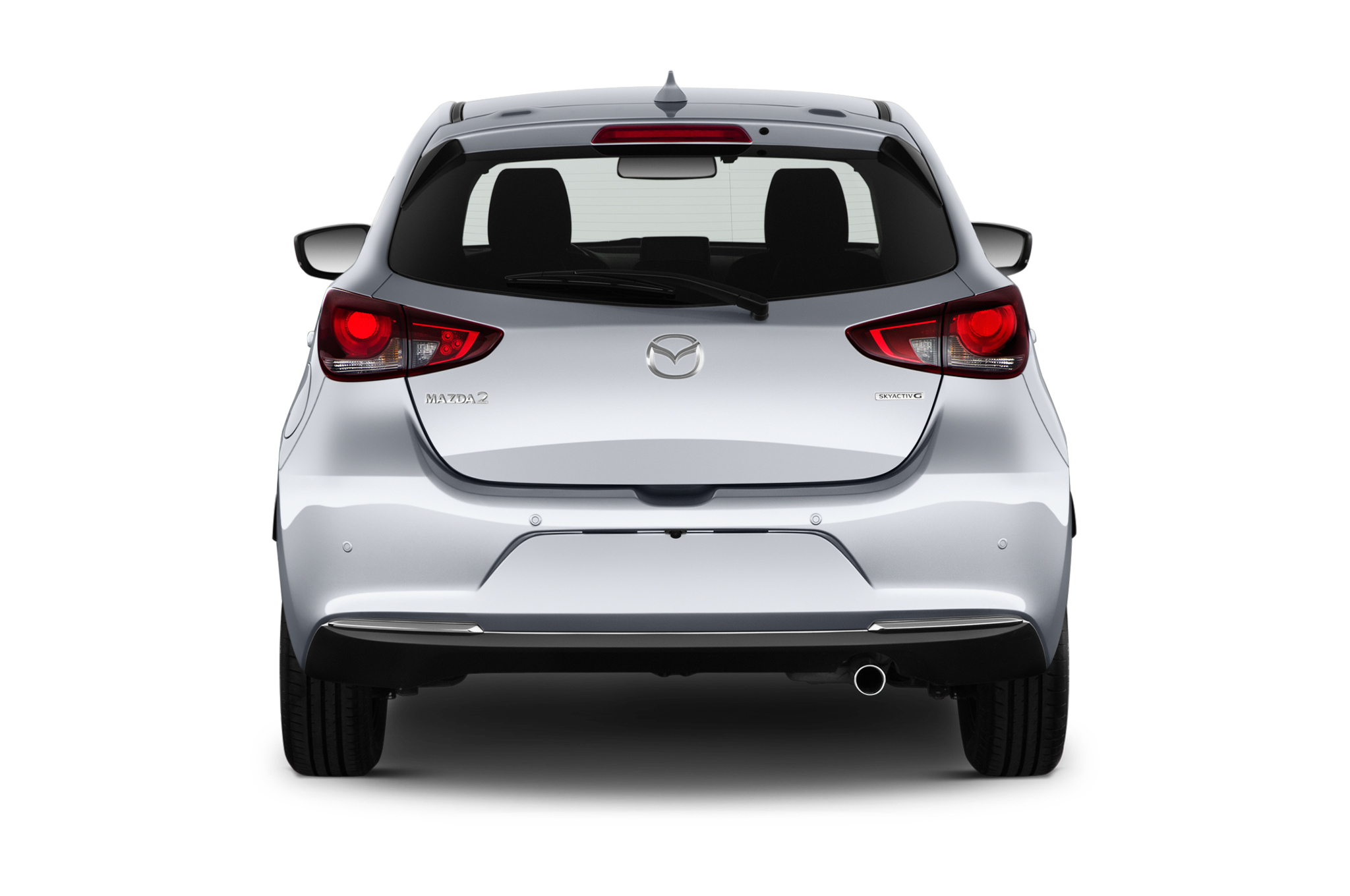 Mazda Mazda2  (Baujahr 2020) Sports-Line 5 Türen Heckansicht
