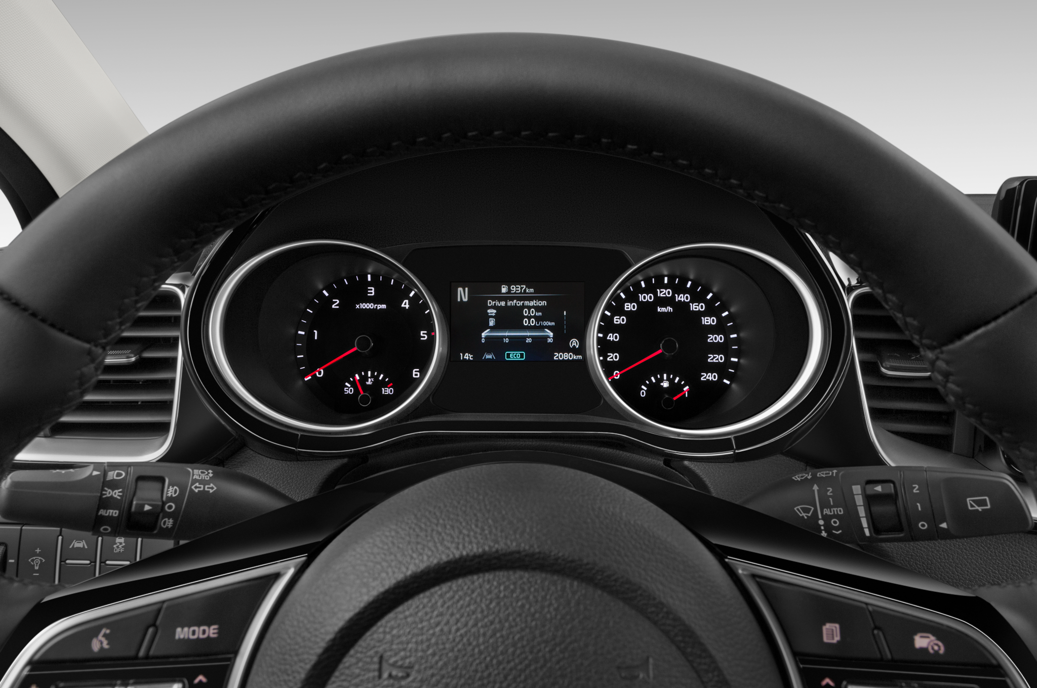 Kia Ceed Sportswagon (Baujahr 2022) Vision 5 Türen Tacho und Fahrerinstrumente