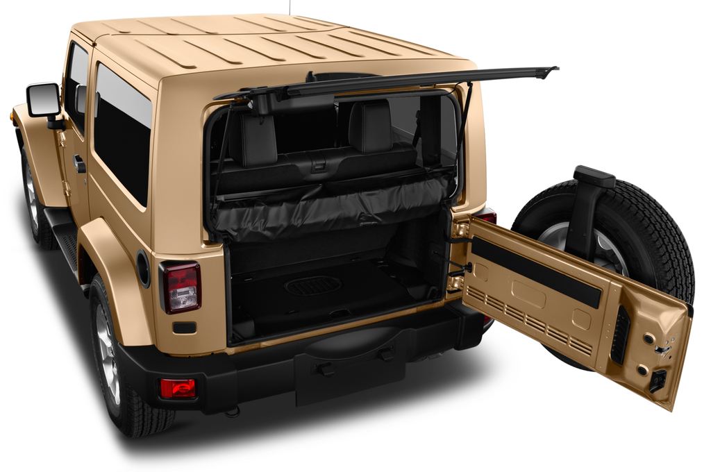 Jeep Wrangler (Baujahr 2017) Sahara 5 Türen Kofferraum