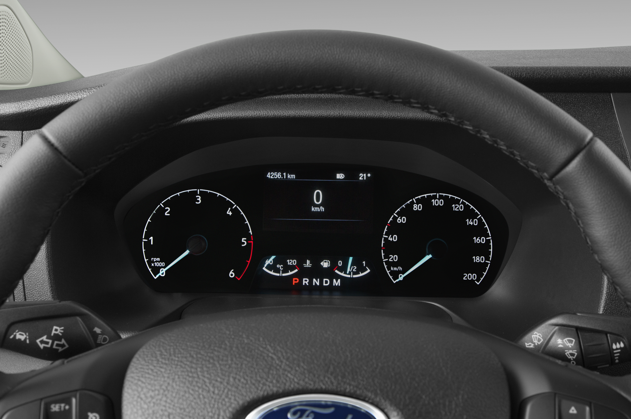 Ford Transit Custom (Baujahr 2021) Trend 5 Türen Tacho und Fahrerinstrumente