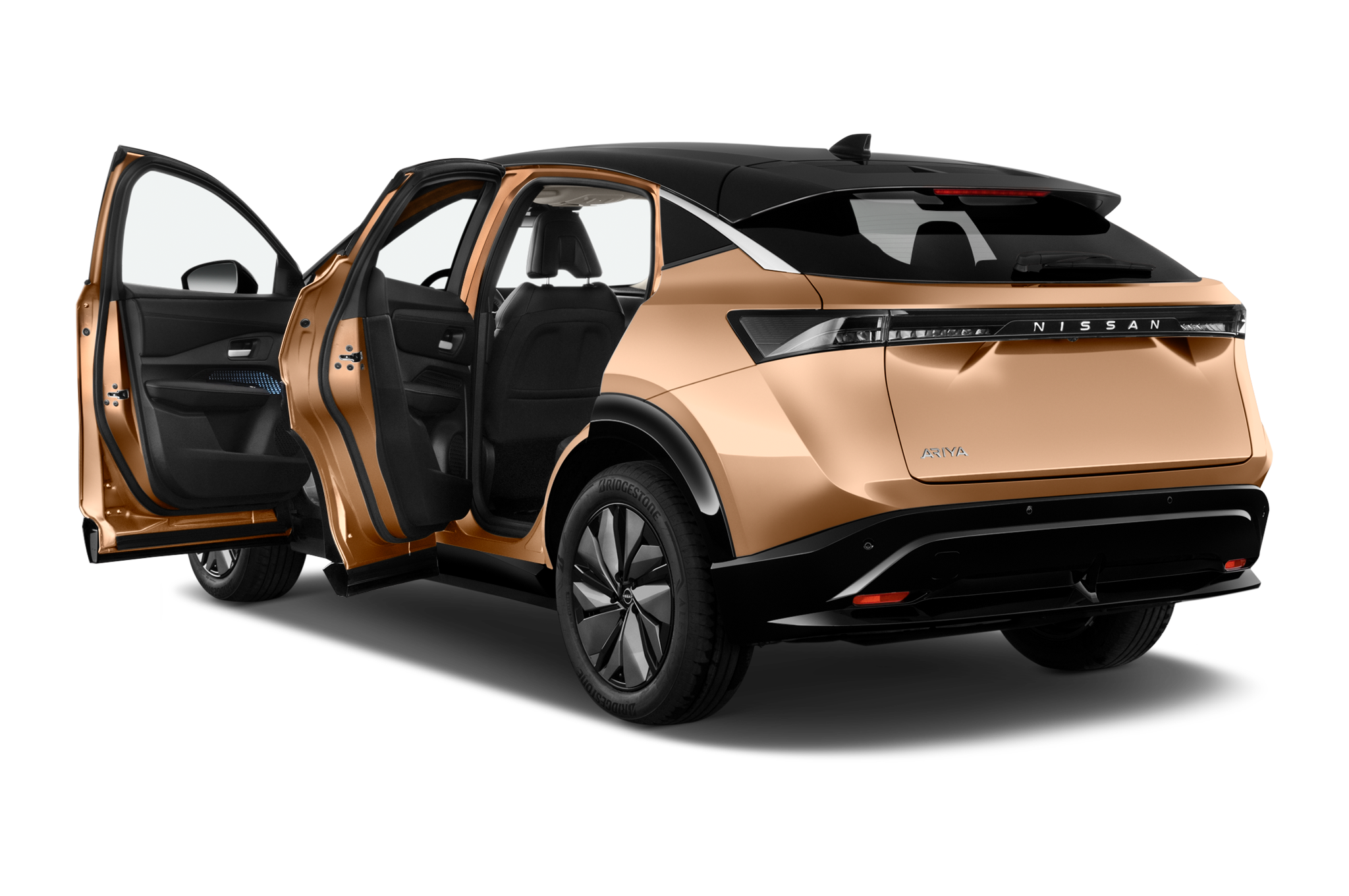 Nissan Ariya EV (Baujahr 2022) Evolve Pack 5 Türen Tür geöffnet