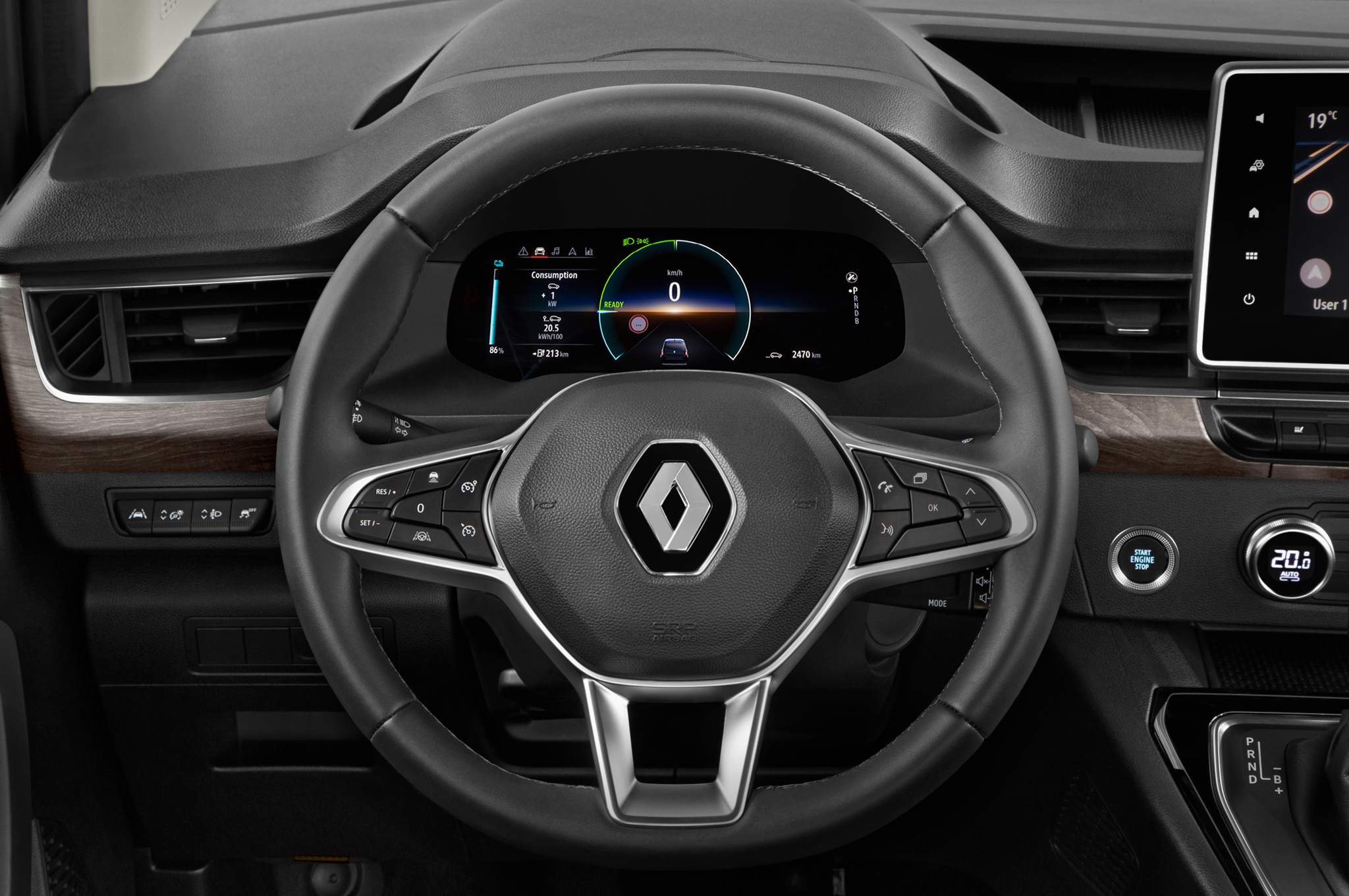 Renault Kangoo E-Tech (Baujahr 2023) Techno 5 Türen Lenkrad