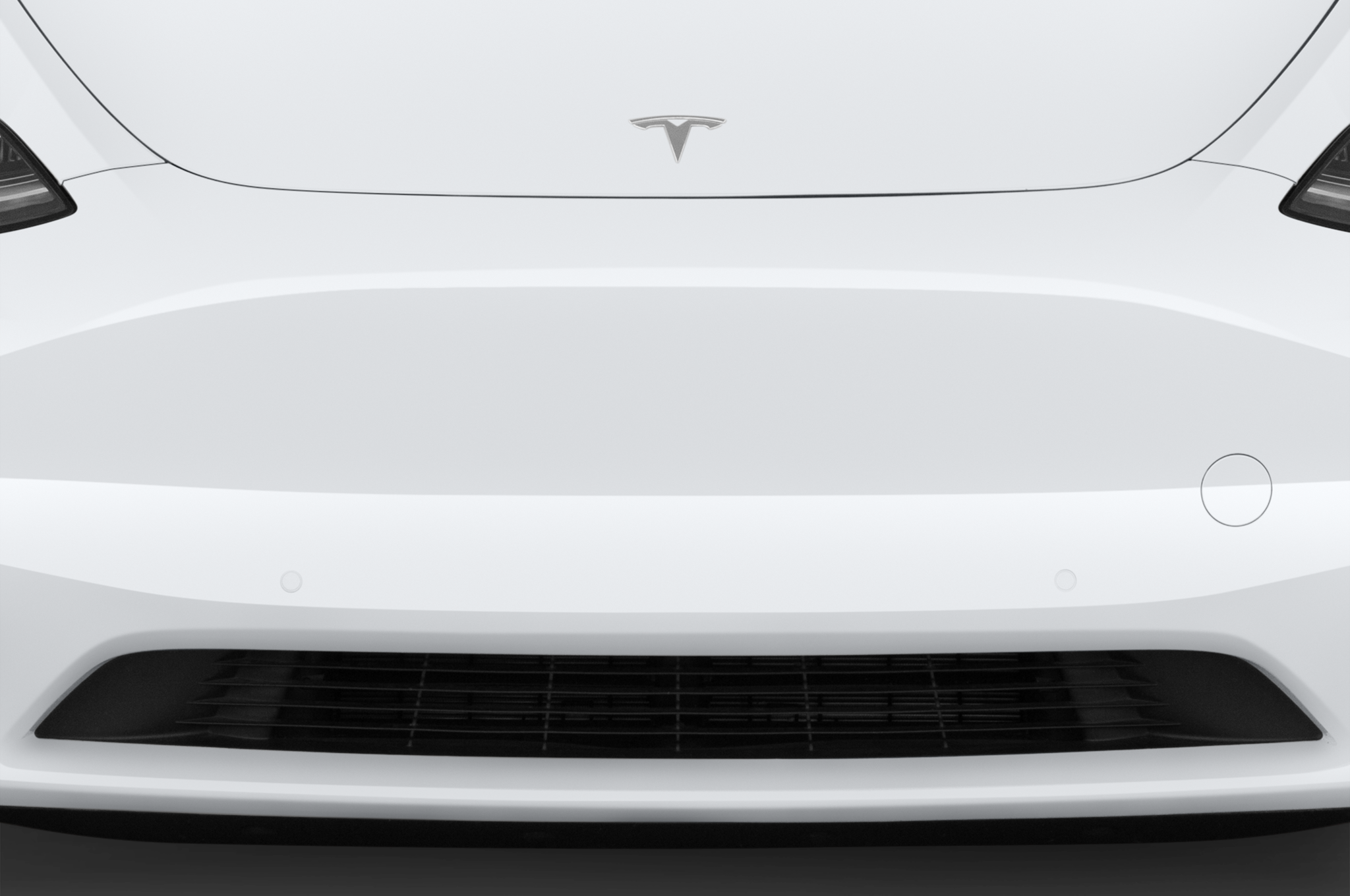 Tesla Model Y (Baujahr 2021) Long Range AWD 5 Türen Kühlergrill und Scheinwerfer