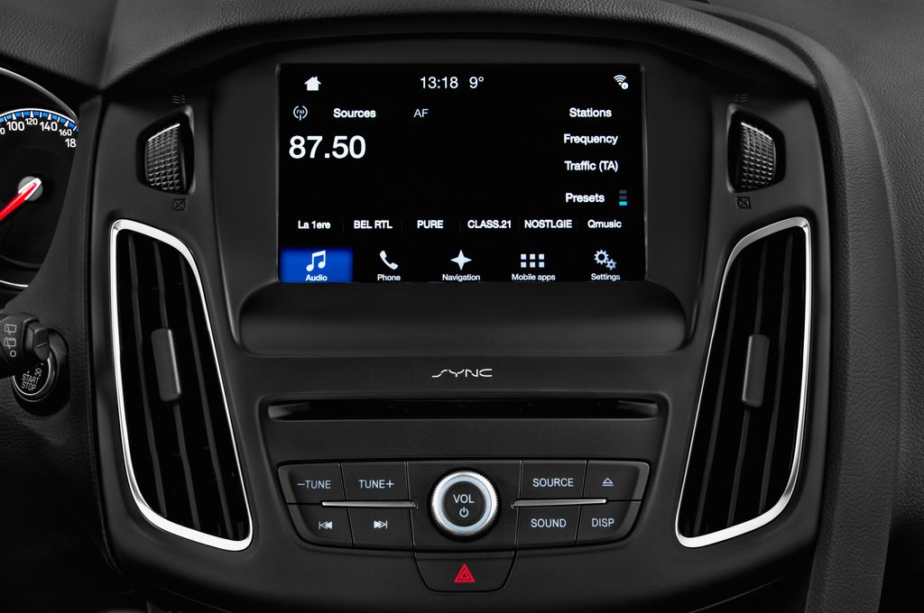 Ford Focus RS (Baujahr 2017) Blue & Black 5 Türen Radio und Infotainmentsystem