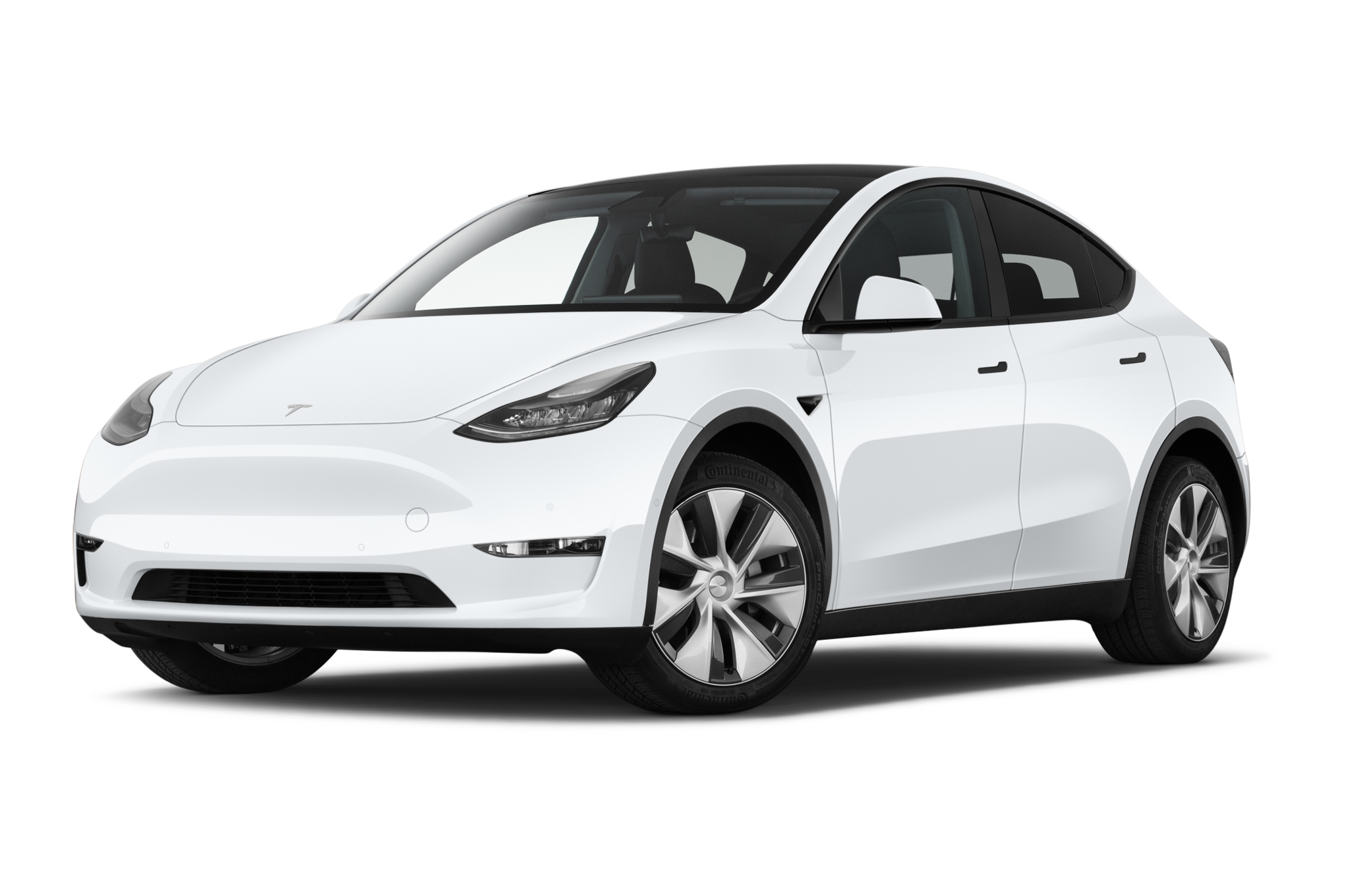 Tesla Model Y (Baujahr 2021) Long Range AWD 5 Türen seitlich vorne mit Felge