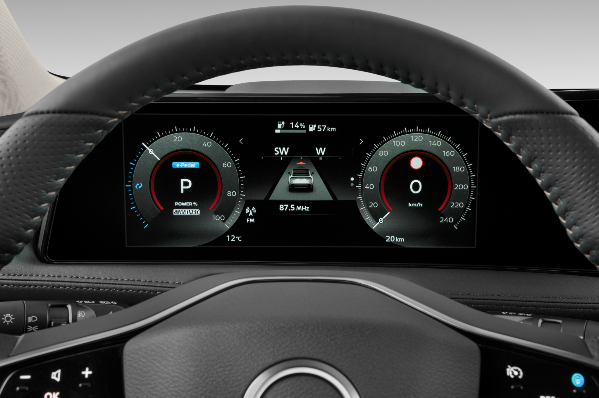 Nissan Ariya EV (Baujahr 2022) Evolve Pack 5 Türen Tacho und Fahrerinstrumente