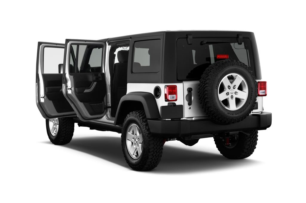 Jeep Wrangler Unlimited (Baujahr 2012) Rubicon 3 Türen Tür geöffnet