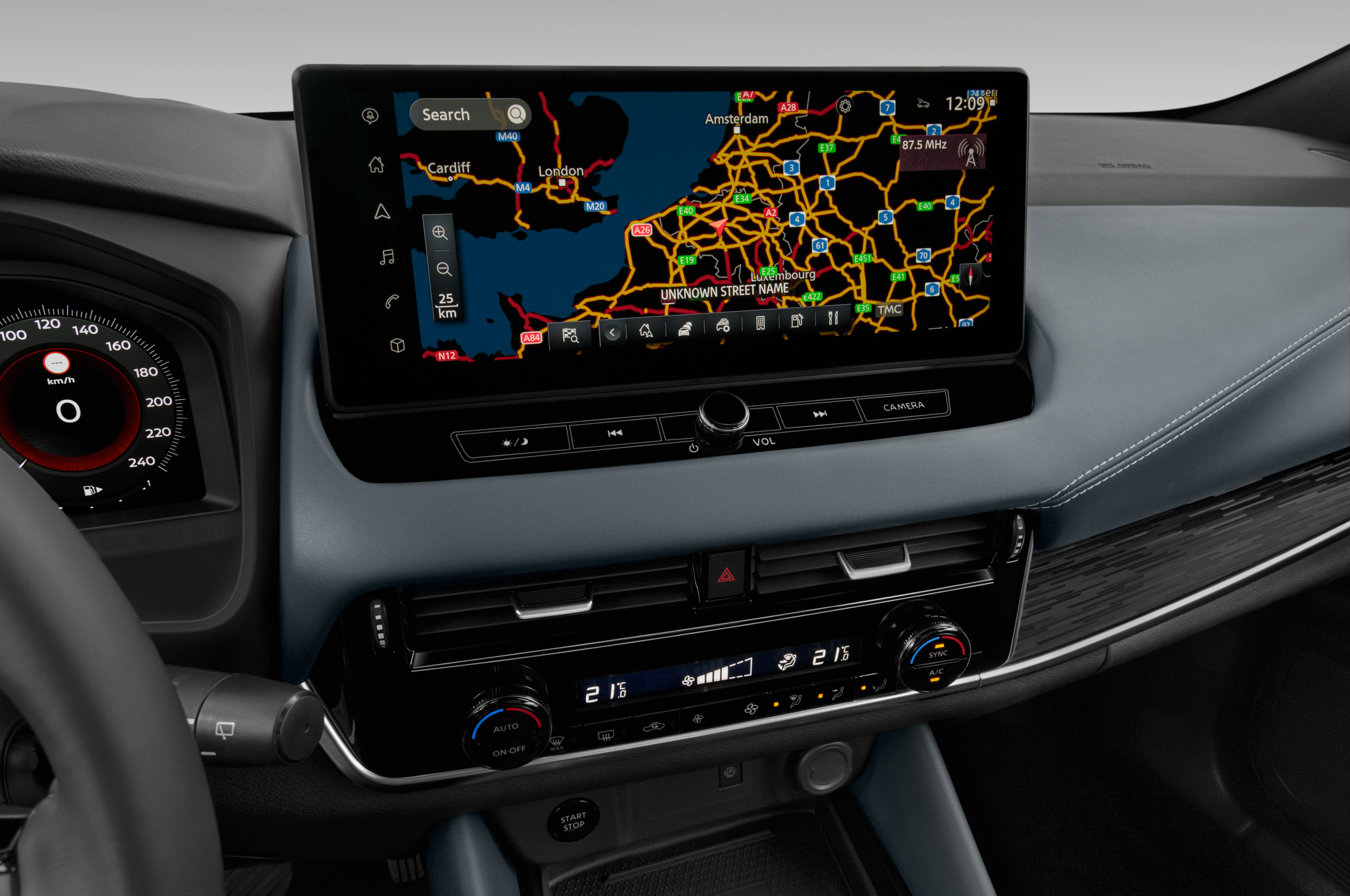 Nissan Qashqai (Baujahr 2022) EV N-Connecta 5 Türen Mittelkonsole