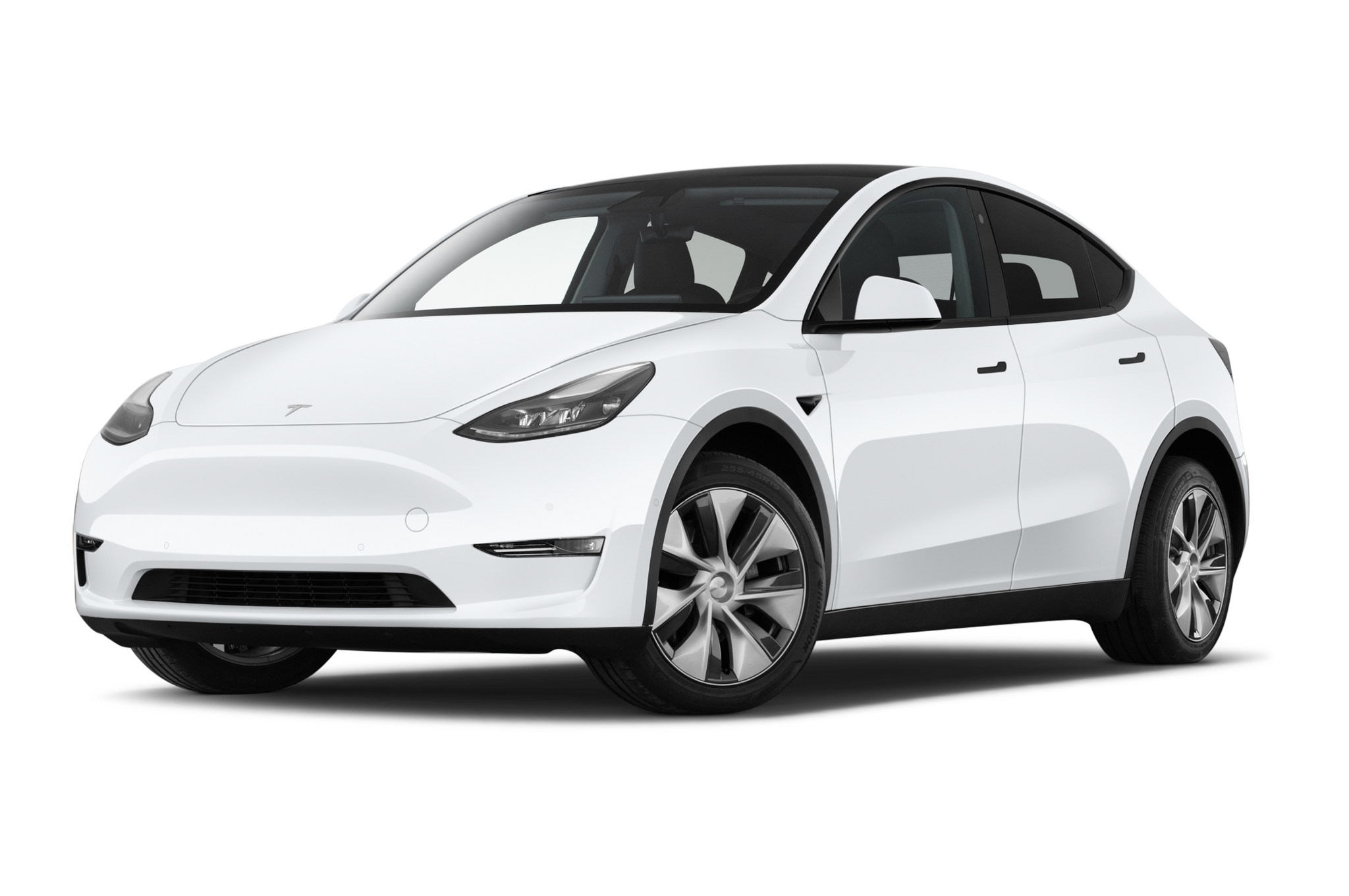 Tesla Model Y (Baujahr 2022) Long Range AWD 5 Türen seitlich vorne mit Felge