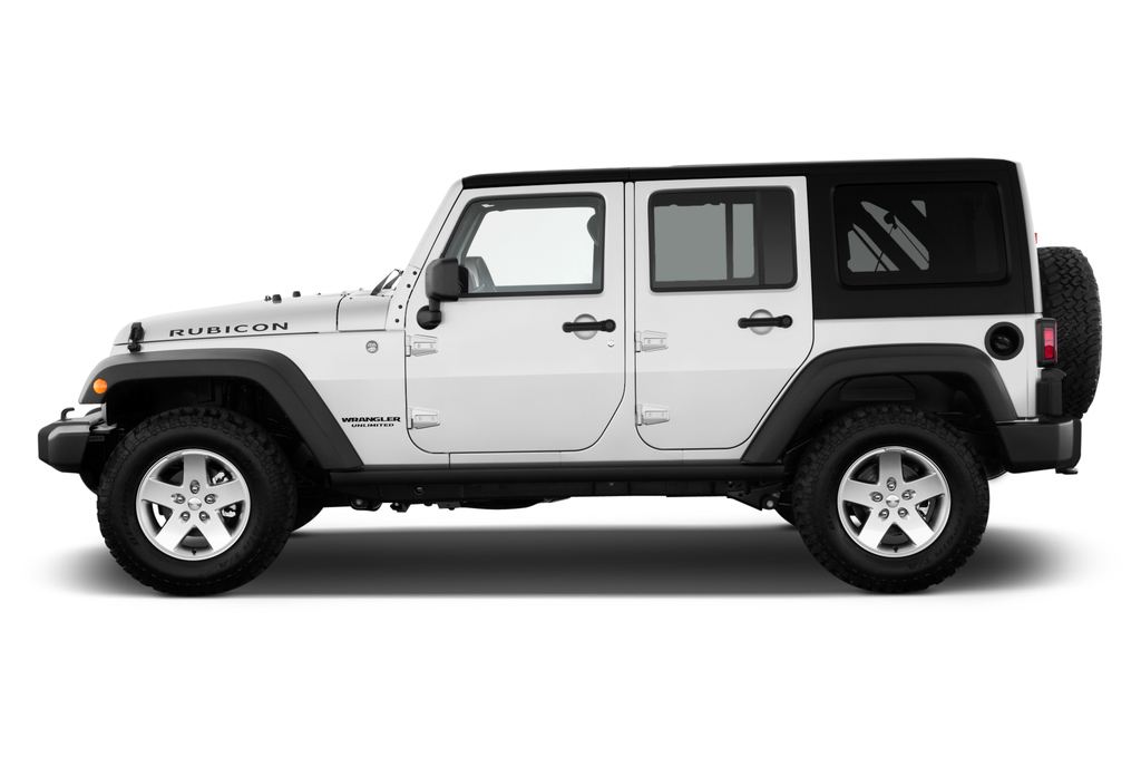 Jeep Wrangler Unlimited (Baujahr 2012) Rubicon 3 Türen Seitenansicht