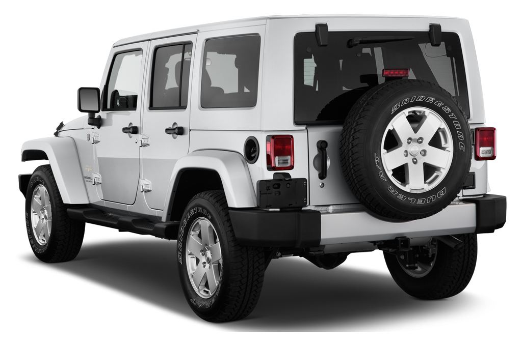 Jeep Wrangler Unlimited (Baujahr 2013) Sahara 5 Türen seitlich hinten