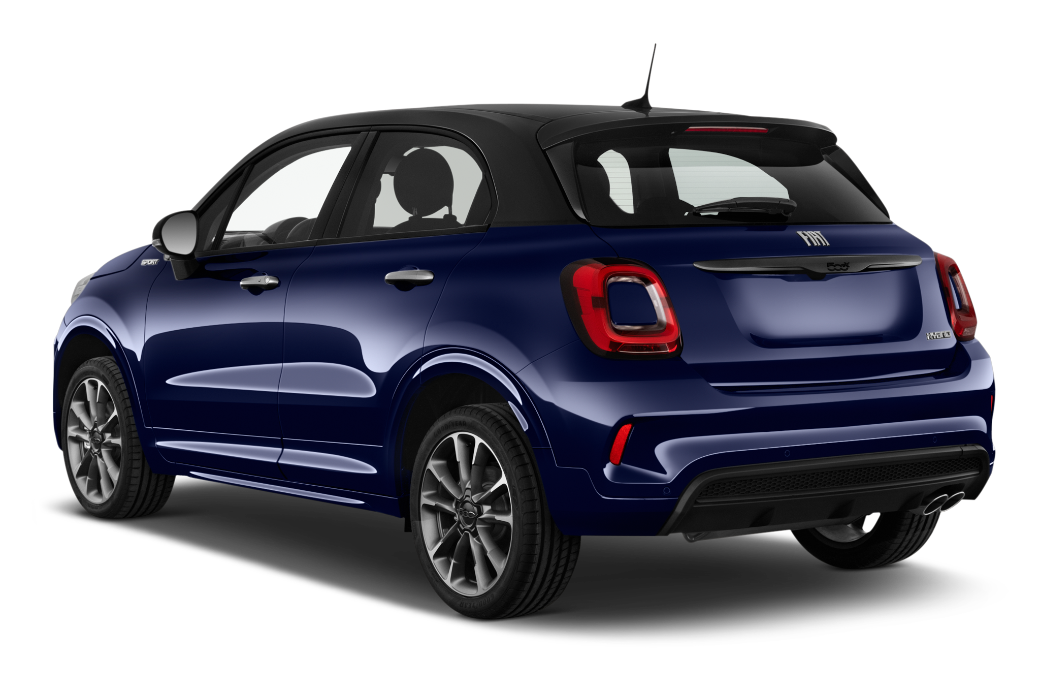 FIAT 500X Hybrid (Baujahr 2023) Sport 5 Türen seitlich hinten