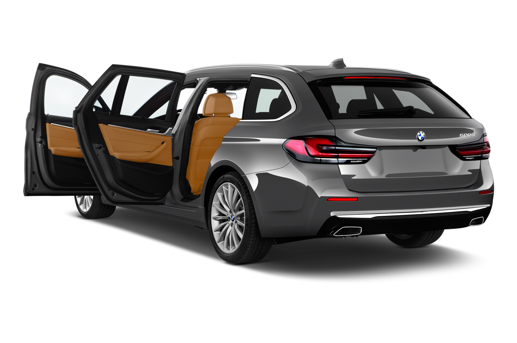 BMW 5 Series Touring (Baujahr 2023) Luxury Line 5 Türen Tür geöffnet