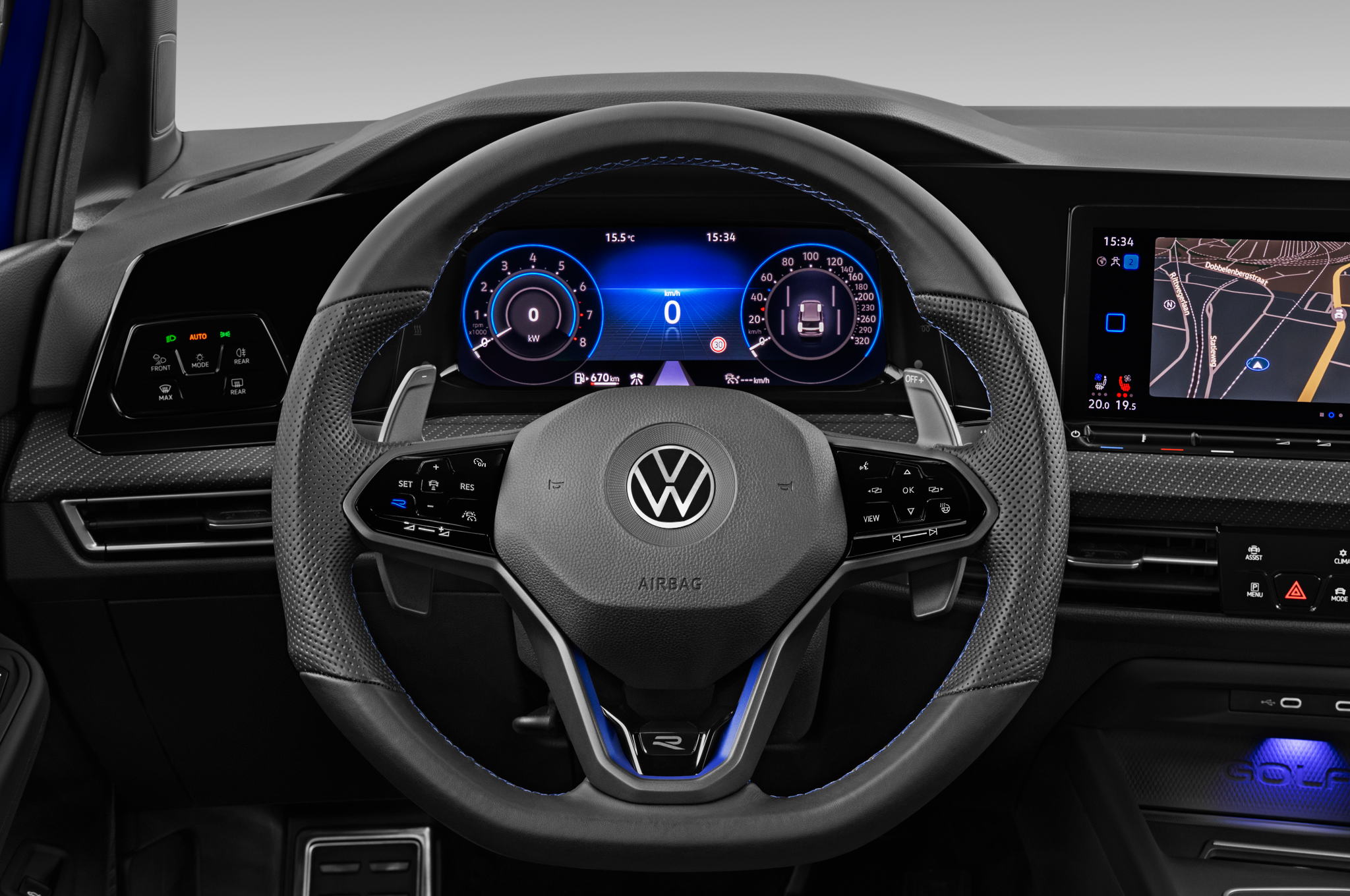 Volkswagen Golf Variant (Baujahr 2022) R 5 Türen Lenkrad