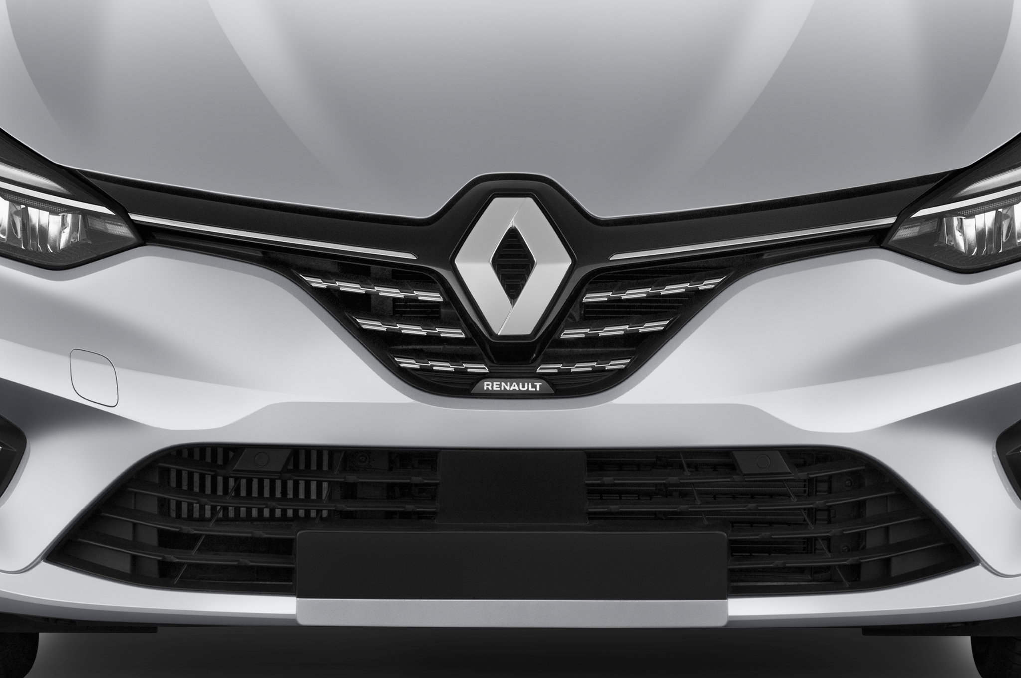 Renault Clio (Baujahr 2023) Techno 5 Türen Kühlergrill und Scheinwerfer