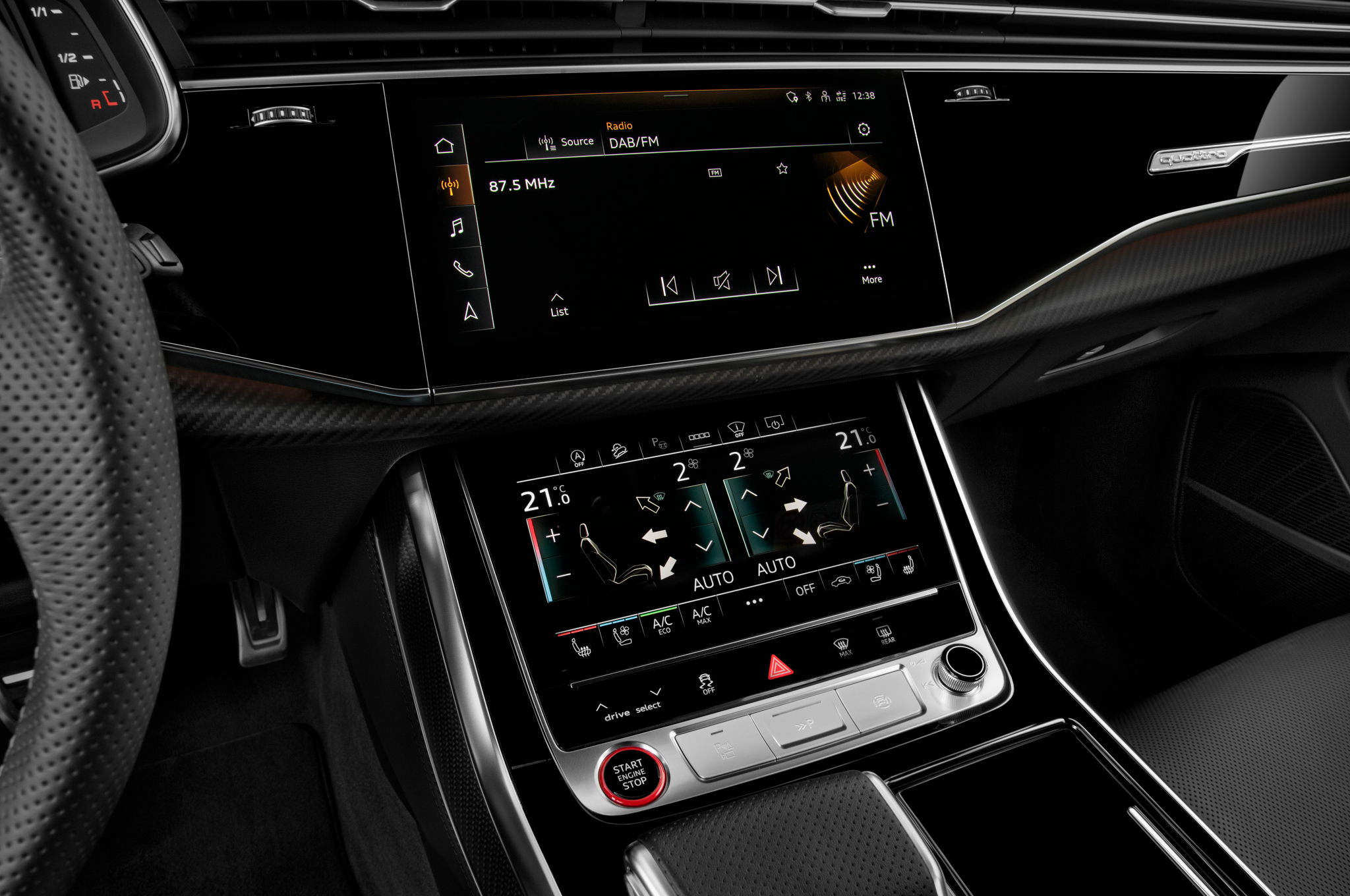 Audi RS Q8 (Baujahr 2022) - 5 Türen Radio und Infotainmentsystem