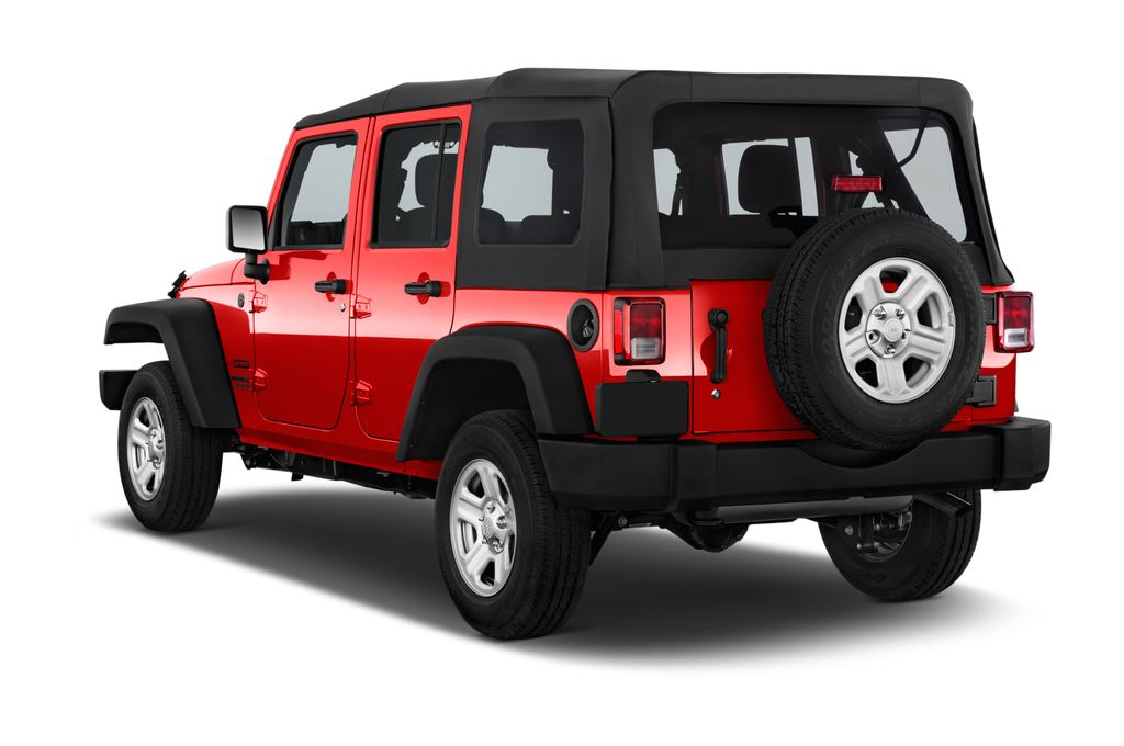 Jeep Wrangler Unlimited (Baujahr 2014) Sport 5 Türen seitlich hinten