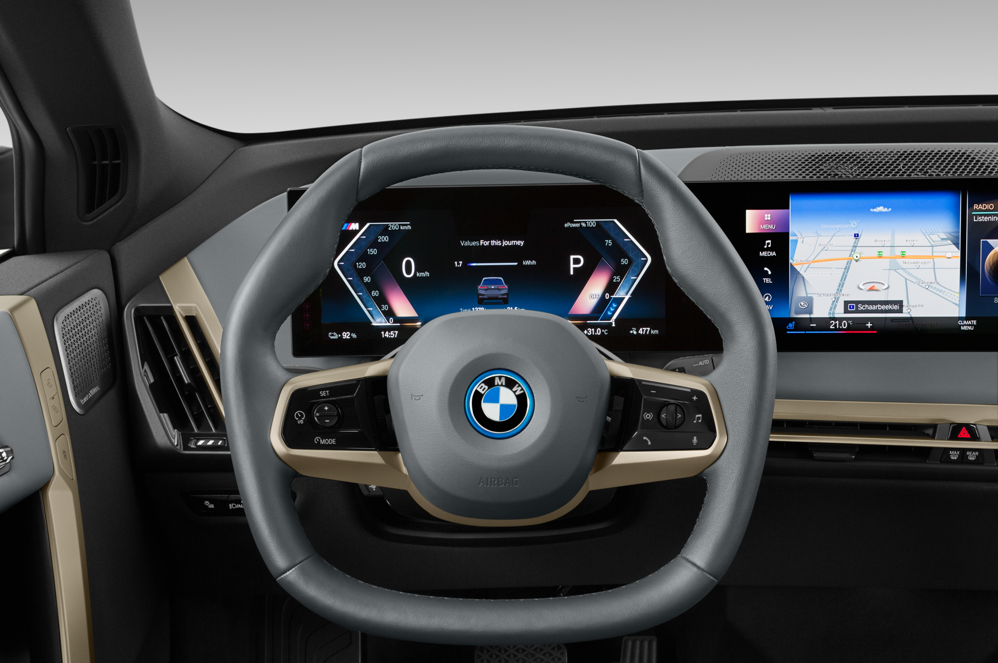 BMW iX M60 (Baujahr 2022) M Automobile 5 Türen Lenkrad