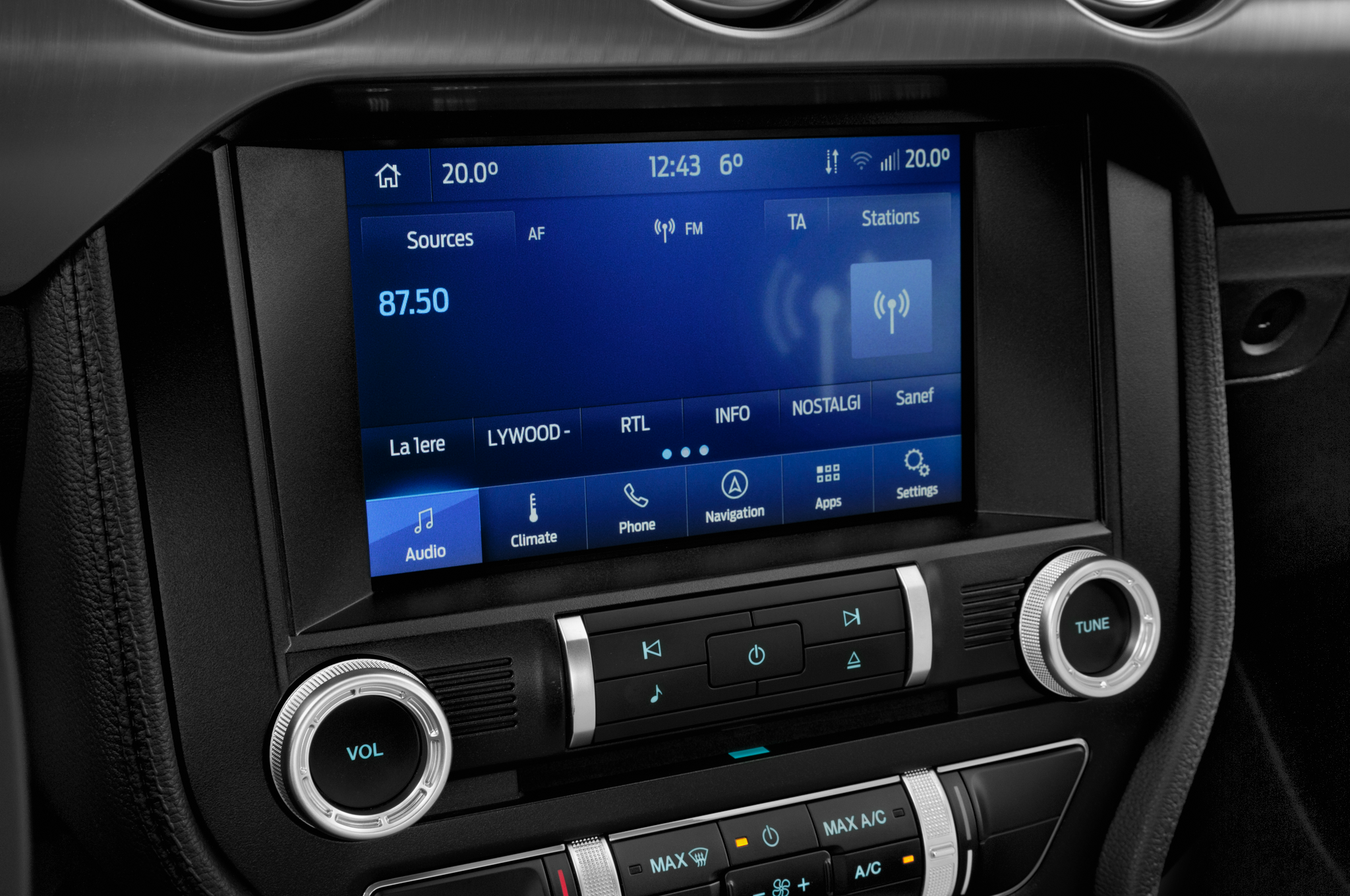Ford Mustang (Baujahr 2021) Mach 1 2 Türen Radio und Infotainmentsystem