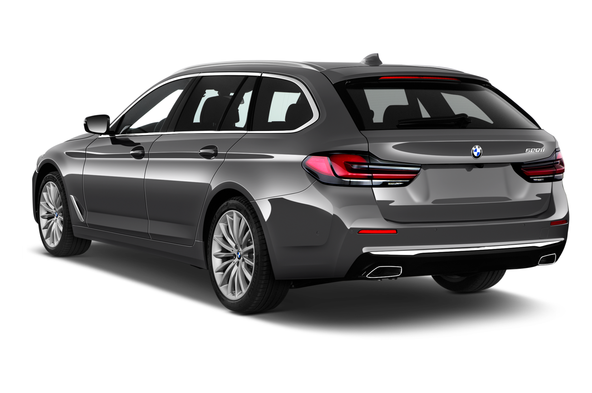 BMW 5 Series Touring (Baujahr 2020) Luxury Line 5 Türen seitlich hinten
