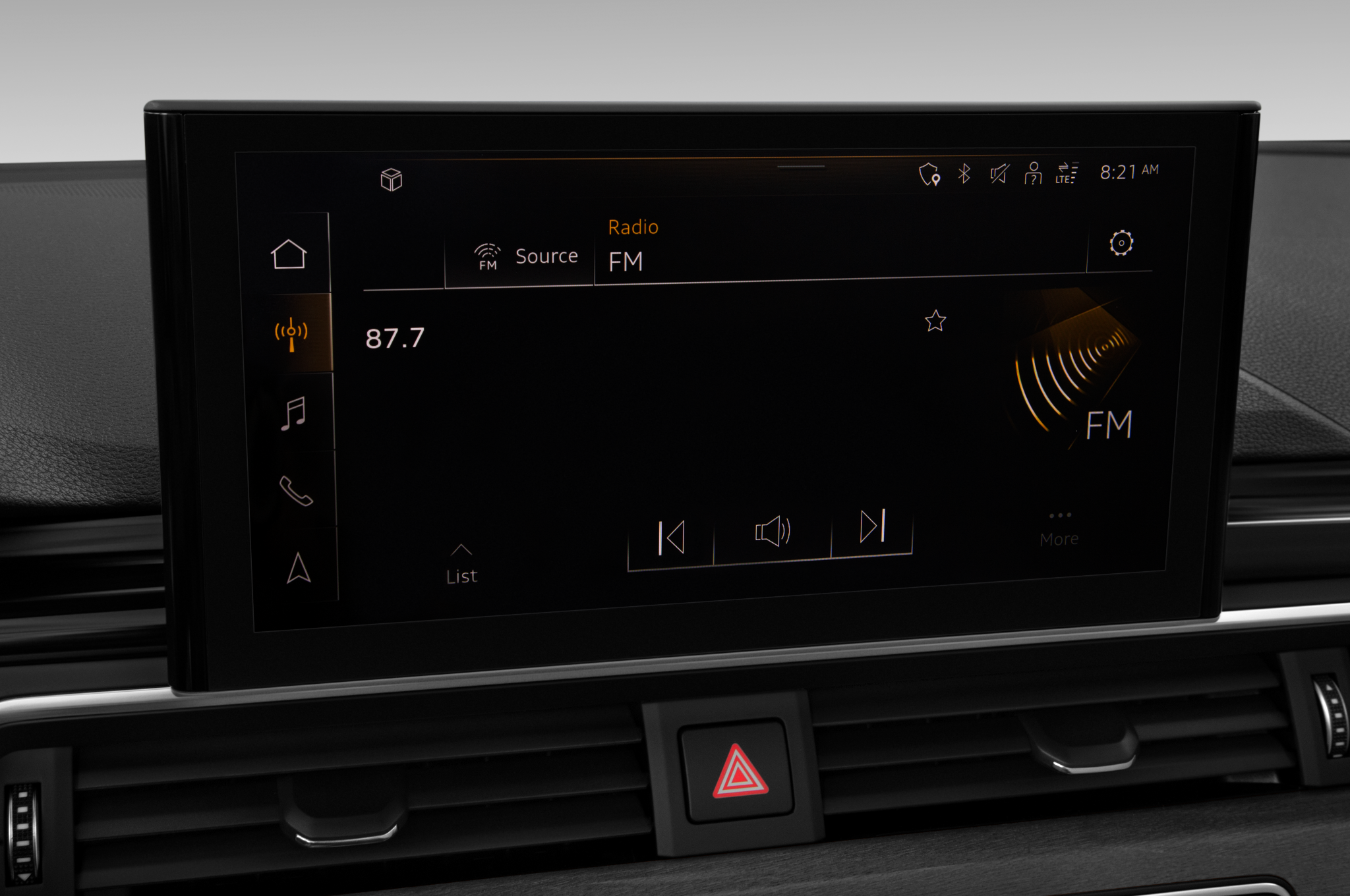 Audi A5 Cabriolet (Baujahr 2021) Avus 2 Türen Radio und Infotainmentsystem