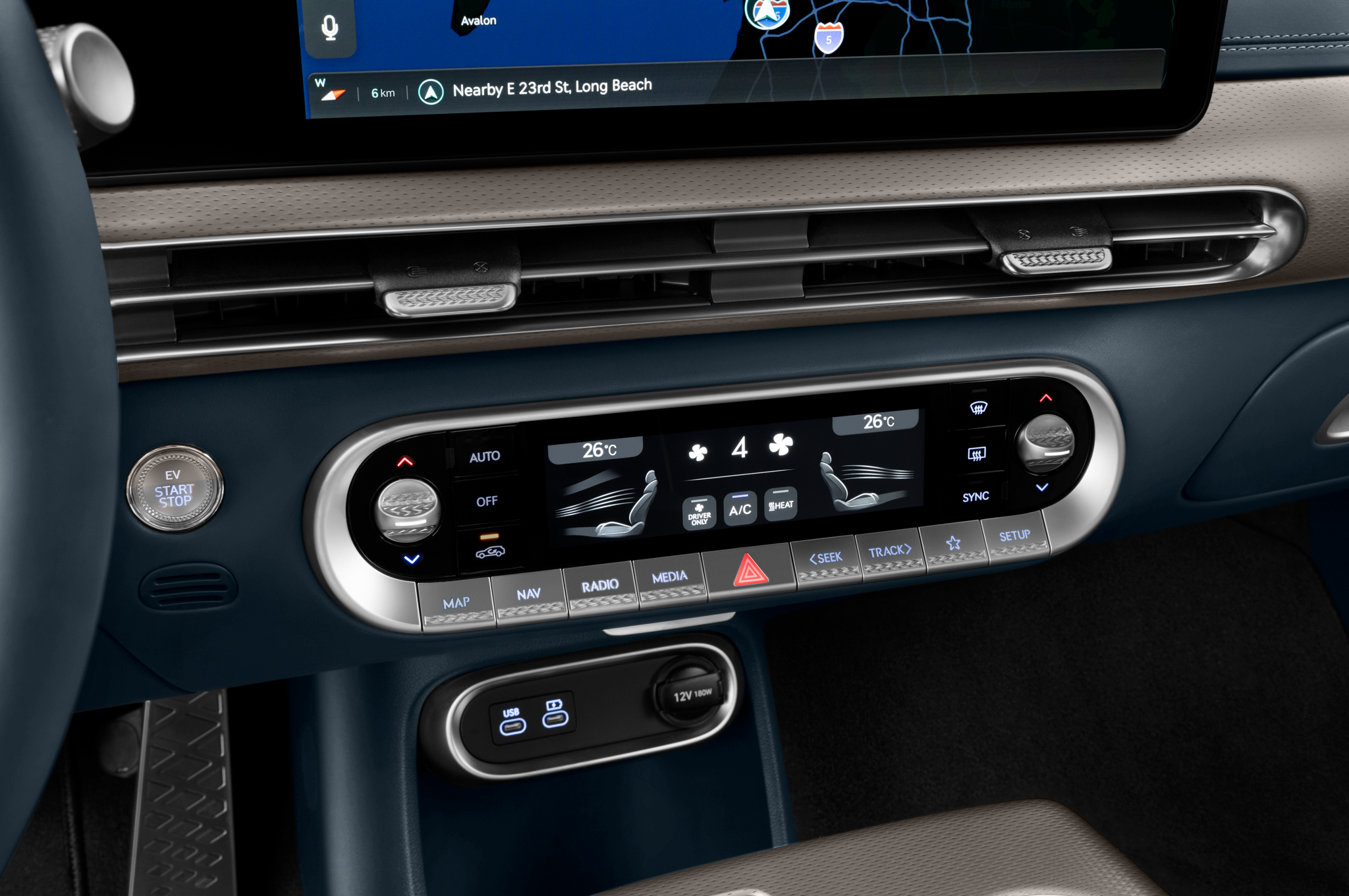 Genesis GV60 (Baujahr 2023) Sport 5 Türen Temperatur und Klimaanlage